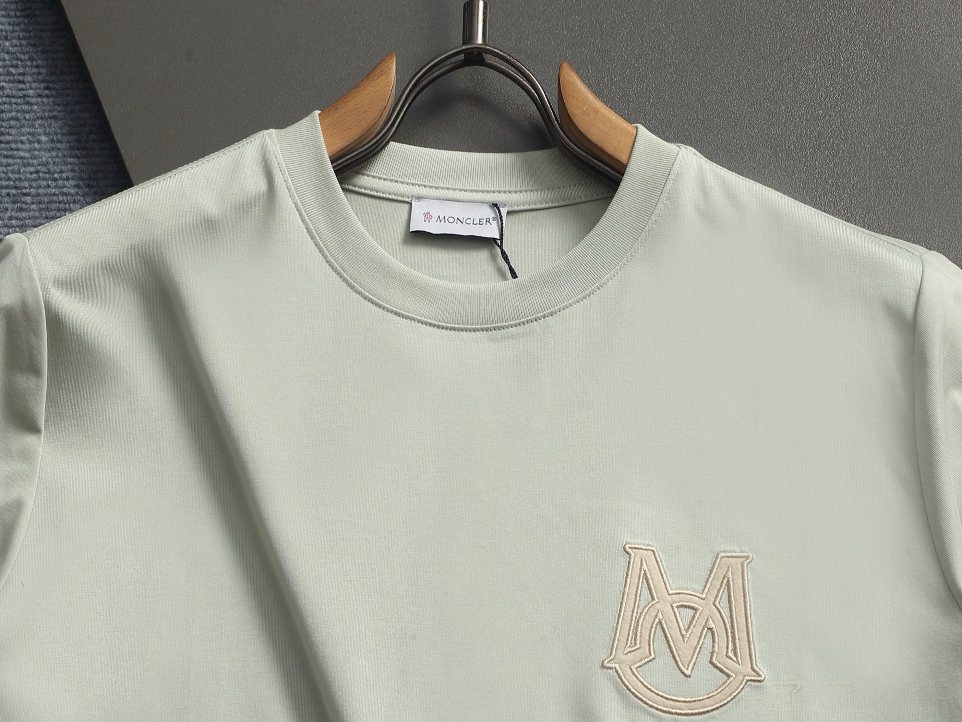 Moncler 蒙口2026早春新款 短袖T恤 同步发售 定制专属纯棉面料 定制 工艺螺纹