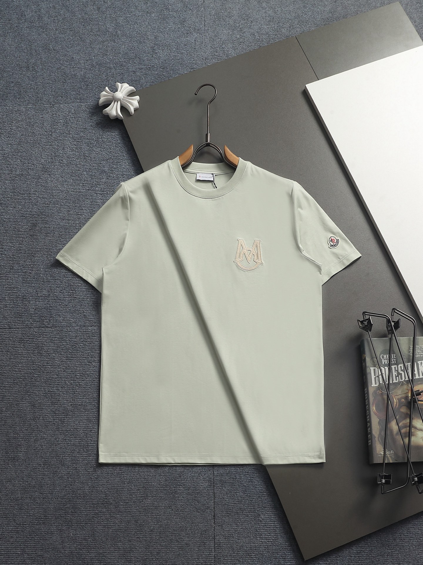 Moncler 蒙口2026早春新款 短袖T恤 同步发售 定制专属纯棉面料 定制 工艺螺纹
