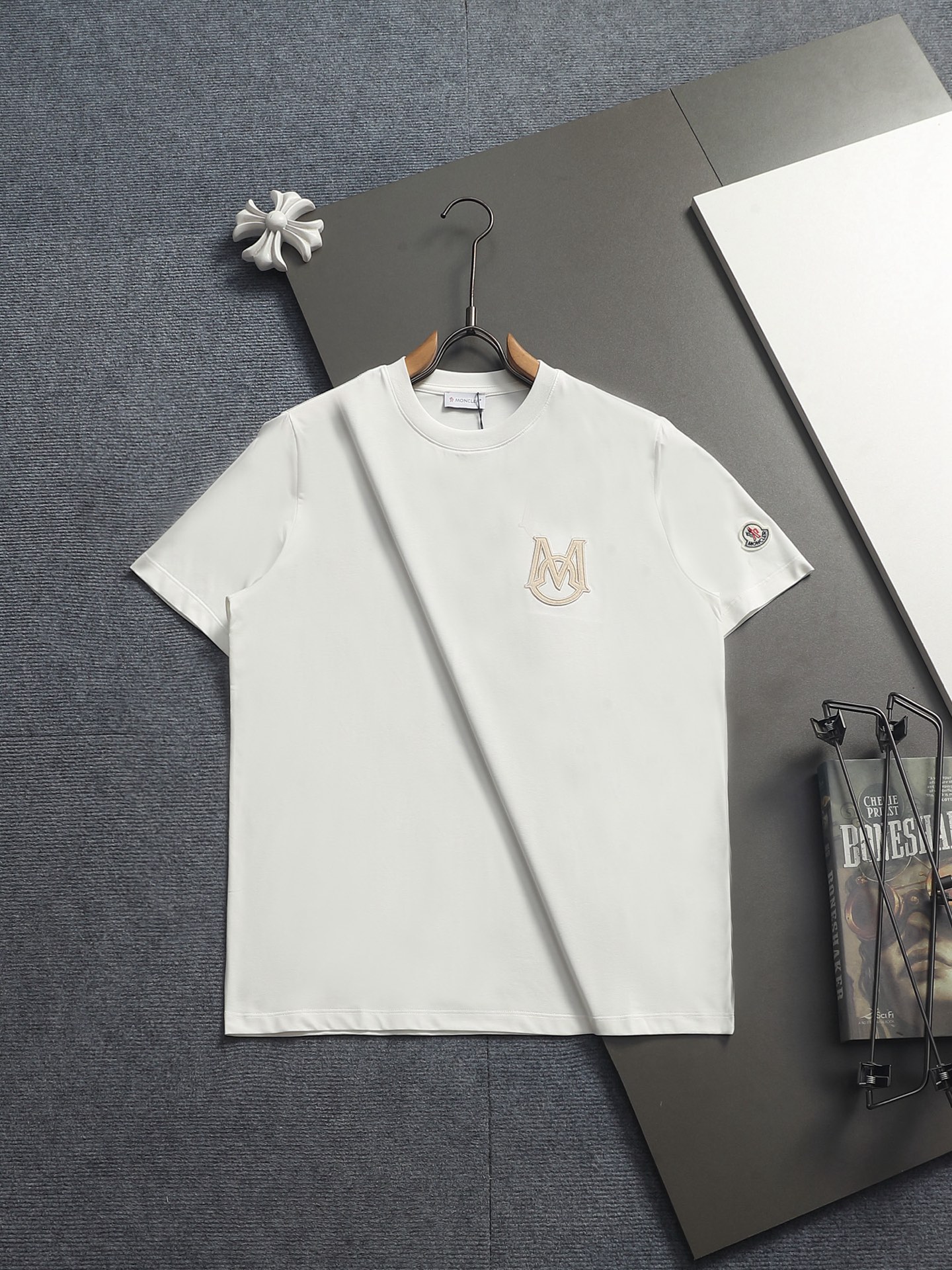 Moncler 蒙口2026早春新款 短袖T恤 同步发售 定制专属纯棉面料 定制 工艺螺纹