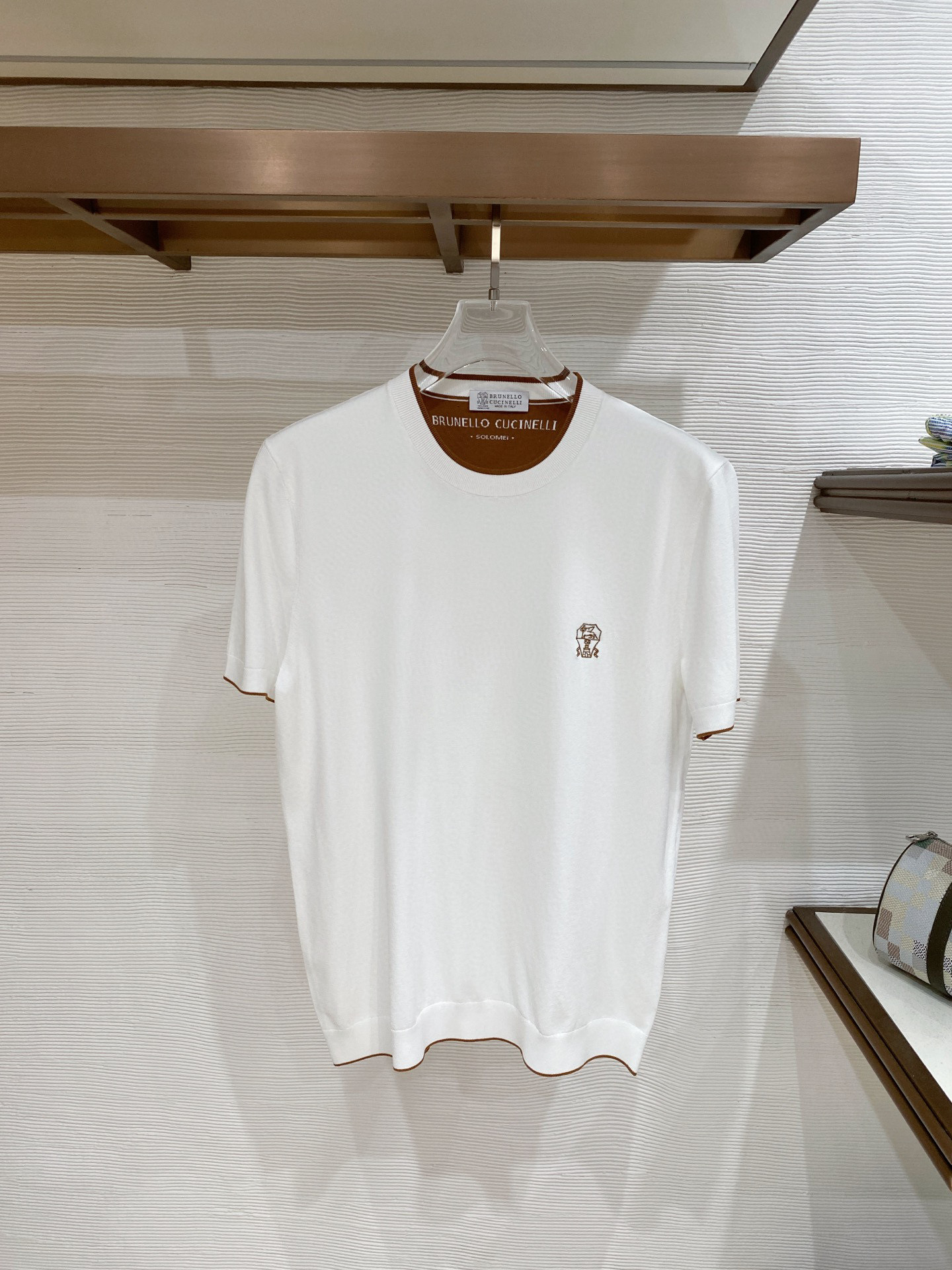 Brunello Cucinelli官网26春夏原厂进口伊力特面料超级舒适 颜色 ：黑 白两色码数: 4