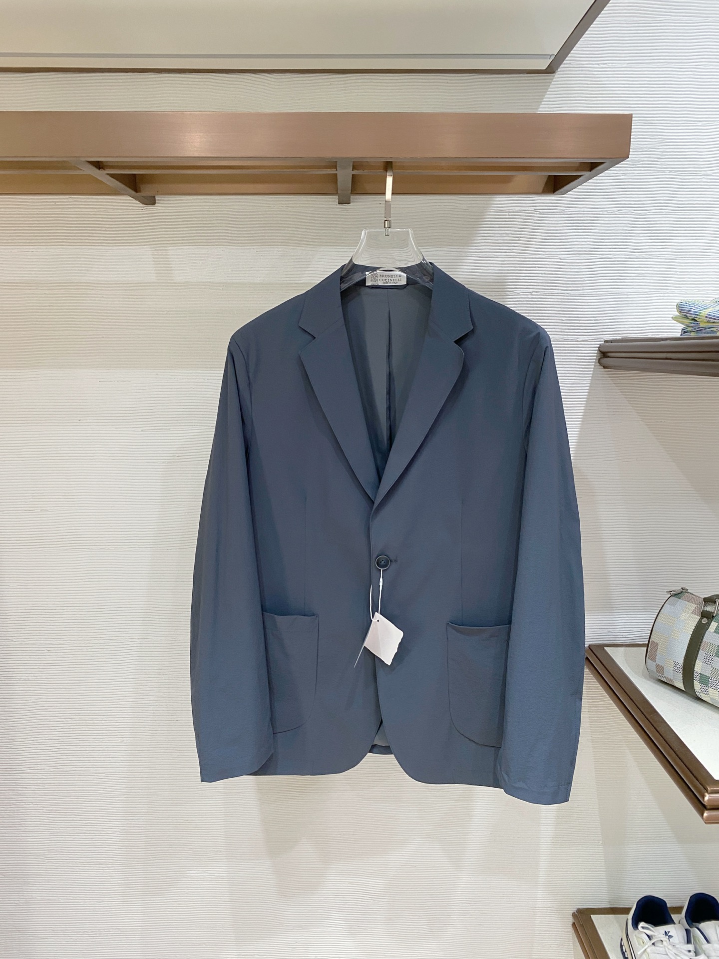 Brunello Cucinelli官网26春夏定制原厂高端面料轻薄小西服 春季男士出行必备 面料超级舒