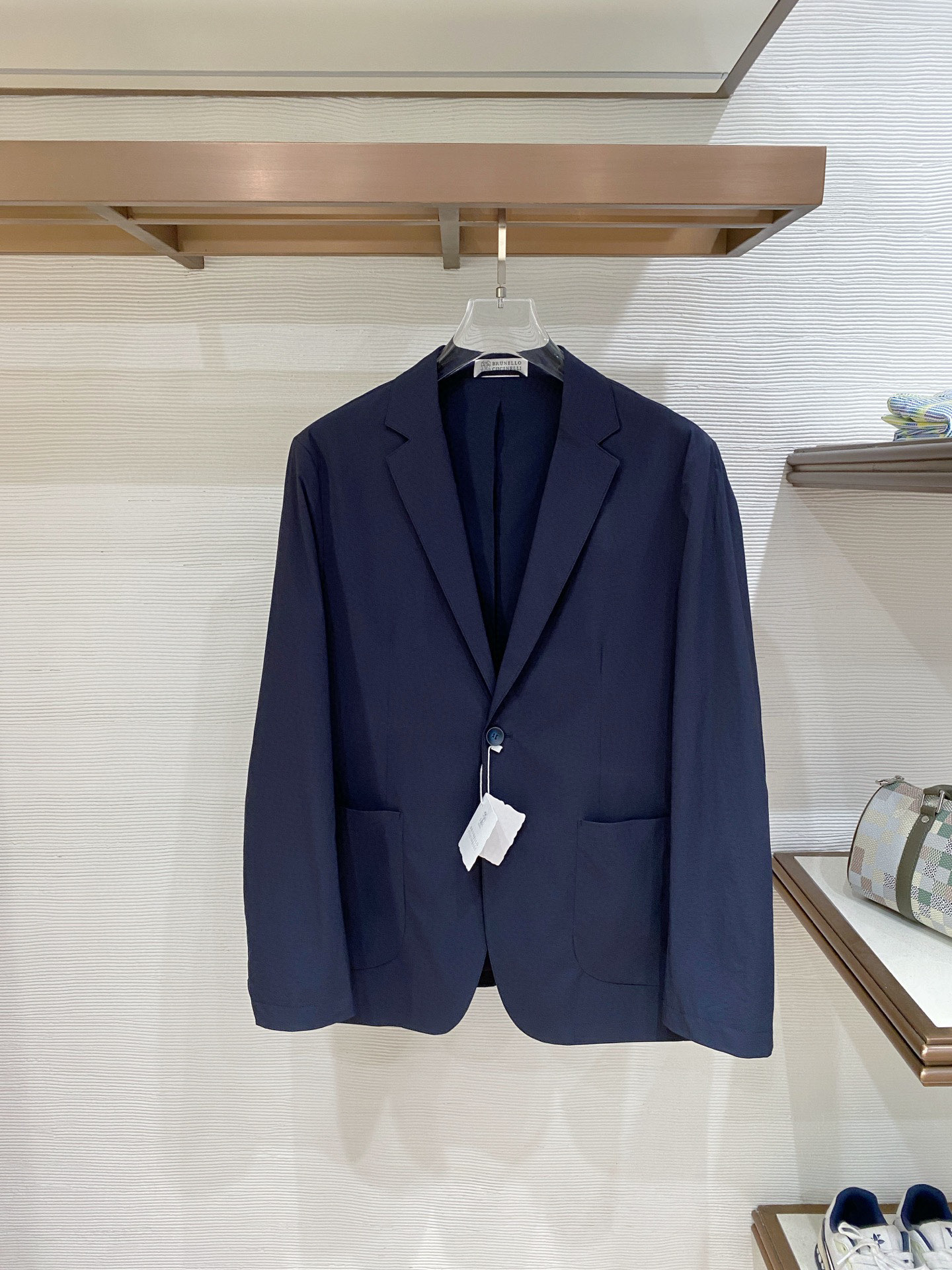 Brunello Cucinelli官网26春夏定制原厂高端面料轻薄小西服 春季男士出行必备 面料超级舒