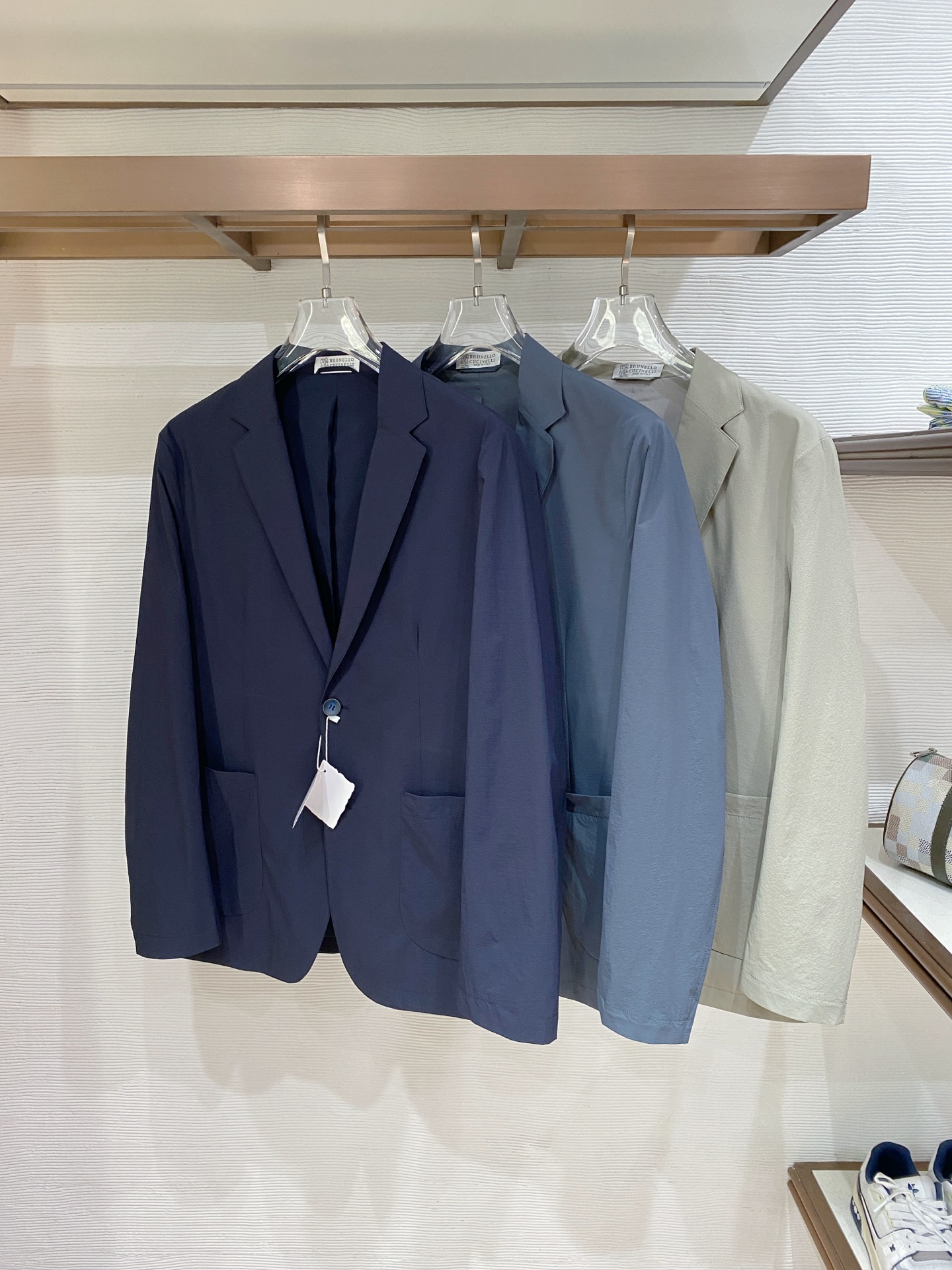 Brunello Cucinelli官网26春夏定制原厂高端面料轻薄小西服 春季男士出行必备 面料超级舒