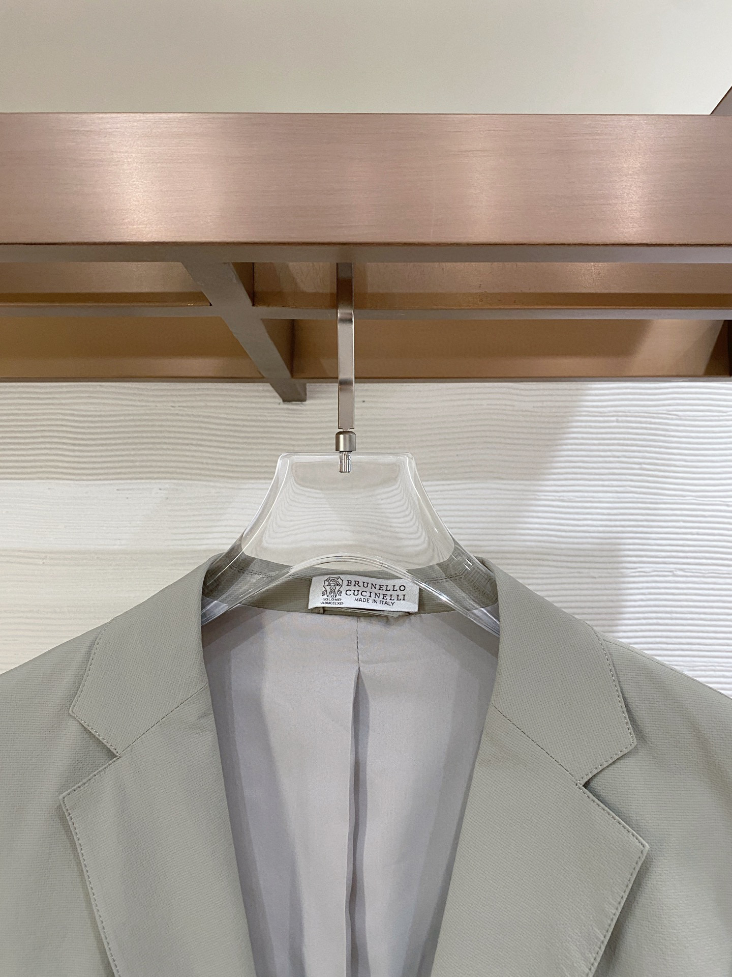 Brunello Cucinelli官网26春夏定制原厂高端面料轻薄小西服 春季男士出行必备 面料超级舒