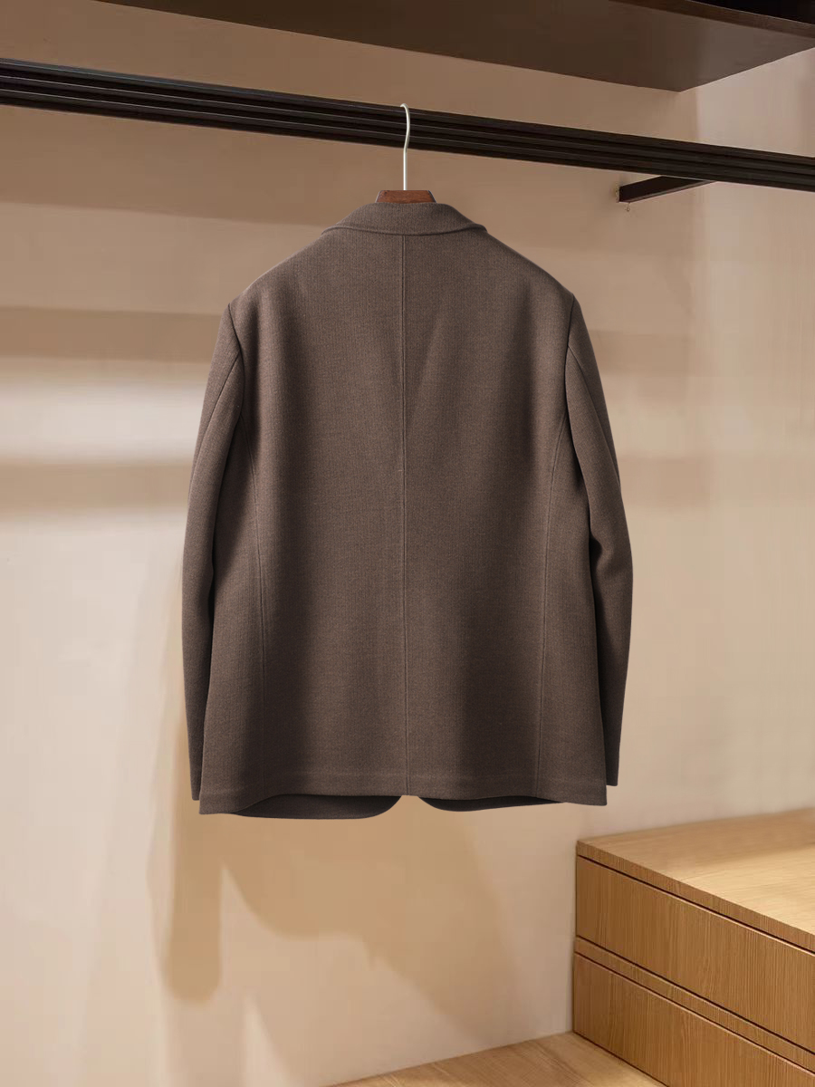 秋冬静奢顶配｜Brunello Cucinelli秋冬新款极简奢风 高端休闲男西装 颜色：咖色 灰色 黑色 码数：48-