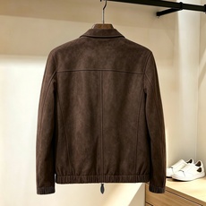 Berluti布鲁提Boss/波斯 27新品男士弹力麂皮绒面料秋冬高档休闲 夹克 此款弹力麂皮绒面料,手感柔软,富有质感 Berluti布鲁提Boss/波斯 27新品男士弹力麂皮绒面料秋冬高档休闲 夹克 此款弹力麂皮绒面料,手感柔软,富有质感