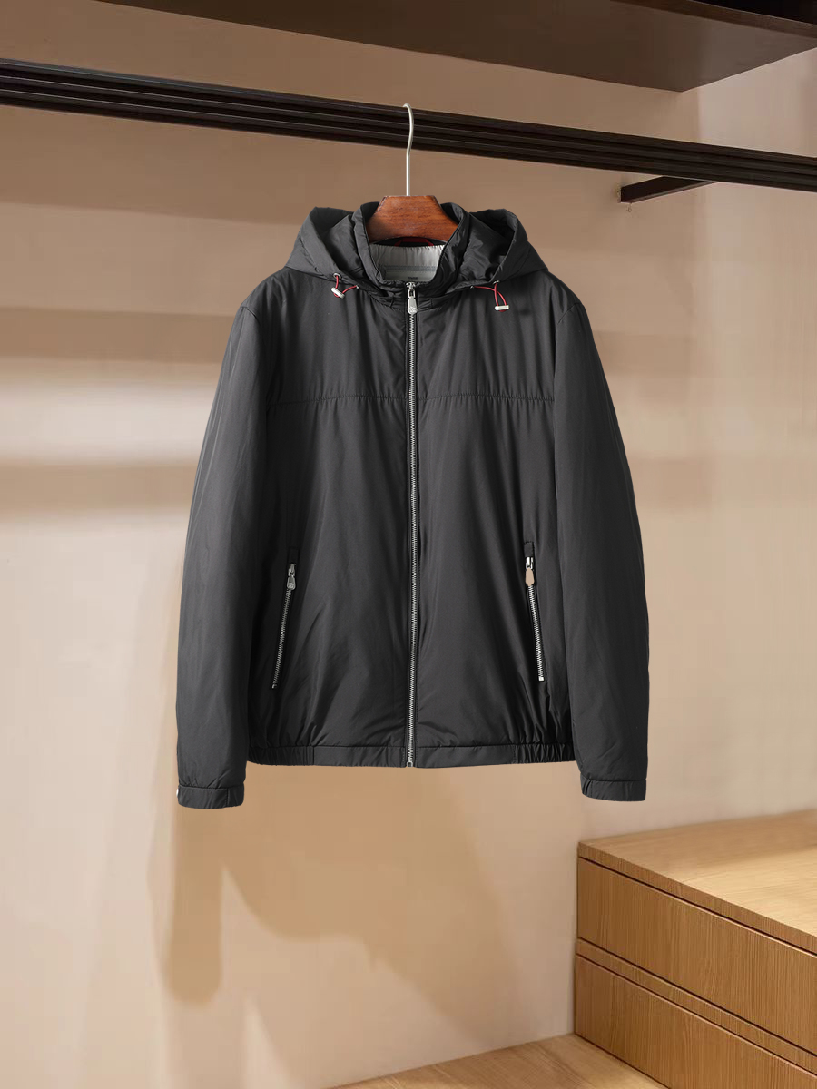 26秋冬配｜Brunello Cucinelli秋冬新款高端休闲棉服棉衣 颜色：黑色 深蓝色 灰绿色 码数：48-56 