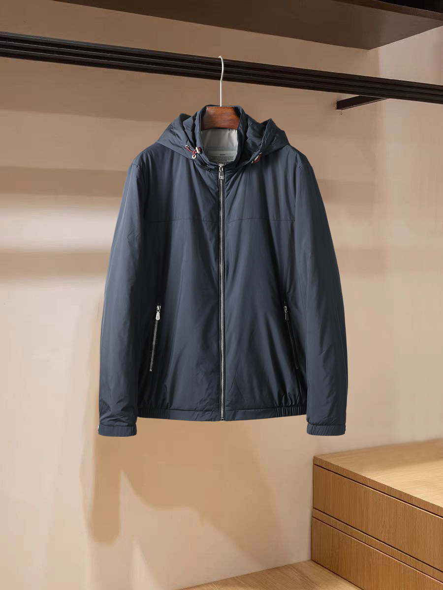 26秋冬配｜Brunello Cucinelli秋冬新款高端休闲棉服棉衣 颜色：黑色 深蓝色 灰绿色 码数：48-56 