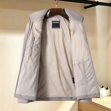 ZG|羊绒羊毛混纺针织拼接羽绒服 轻奢针织拼接羽绒夹克,承袭杰尼亚标志性意式极简美学 前片甄选高支精纺羊毛磨毛面料,雾面 ZG|羊绒羊毛混纺针织拼接羽绒服 轻奢针织拼接羽绒夹克,承袭杰尼亚标志性意式极简美学 前片甄选高支精纺羊毛磨毛面料,雾面