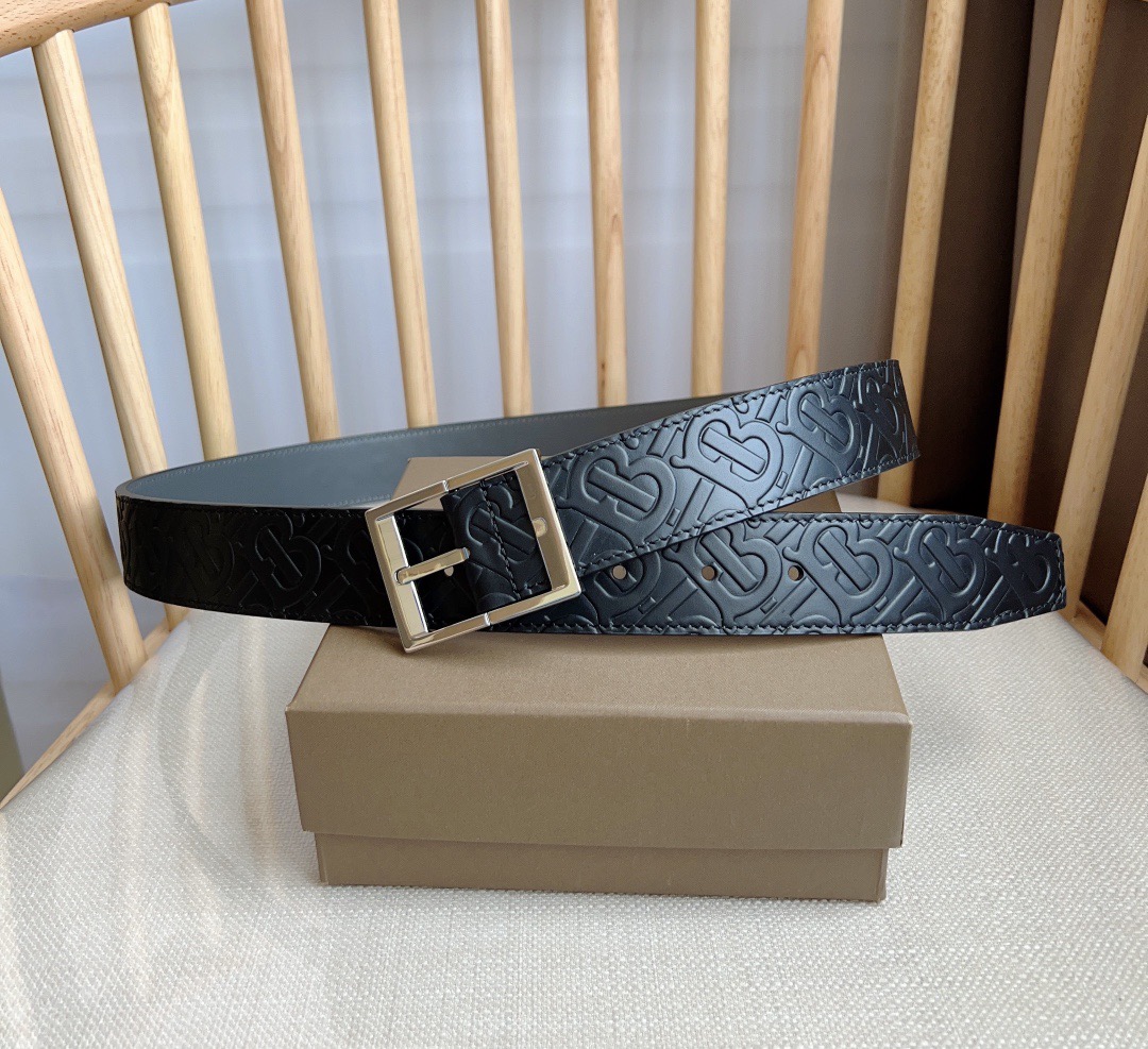 新款 Burberry巴宝莉专柜同步上新意大利制腰带 3 5cm 精致优雅 简单大方