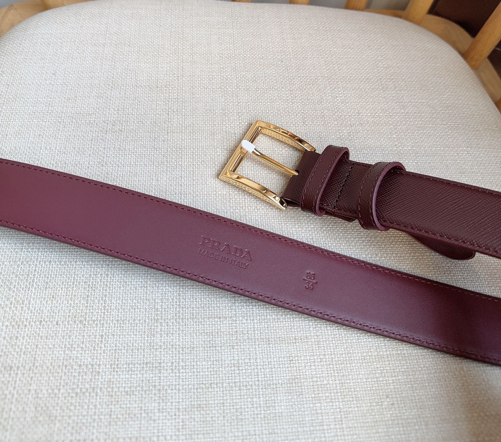 Ремень Prada New Saffiano 3.5 — photo 3