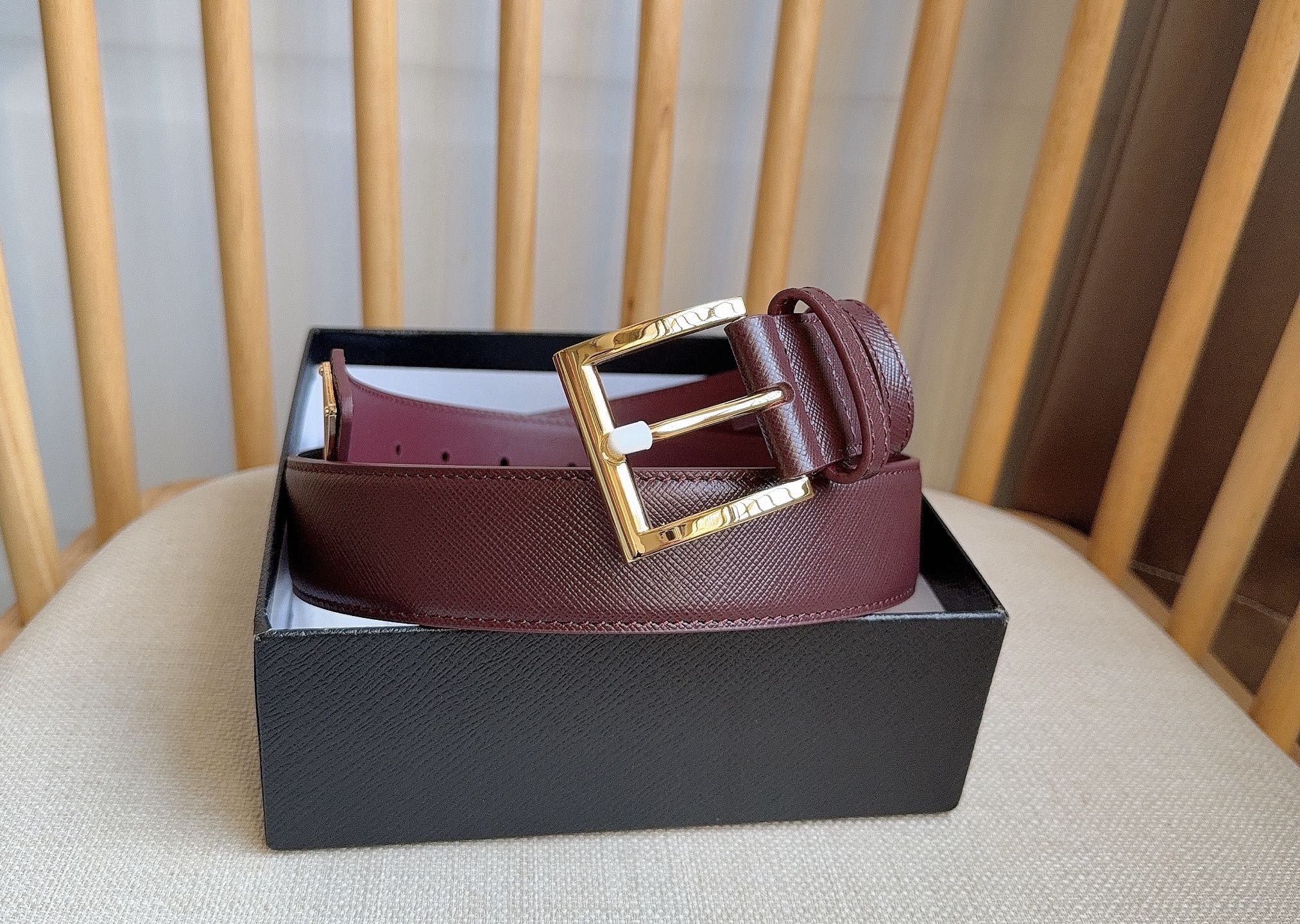 Ремень Prada New Saffiano 3.5 — photo 5