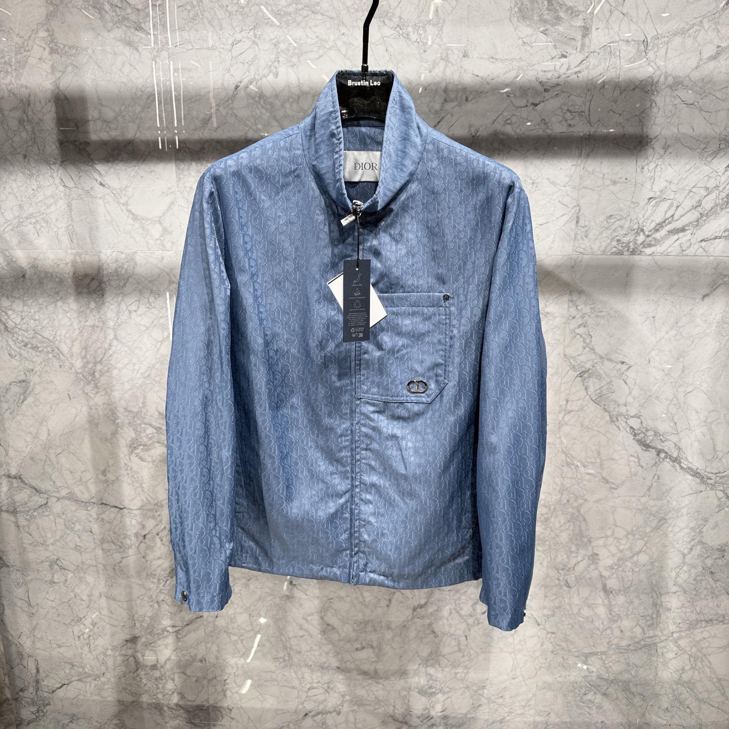 款号225826春夏新品发布，迪奥最新立领夹克出货，面料全部及辅料全部原版开模定制，质感超强，48-56