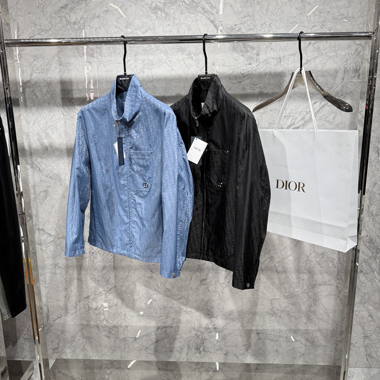 款号225826春夏新品发布，迪奥最新立领夹克出货，面料全部及辅料全部原版开模定制，质感超强，48-56