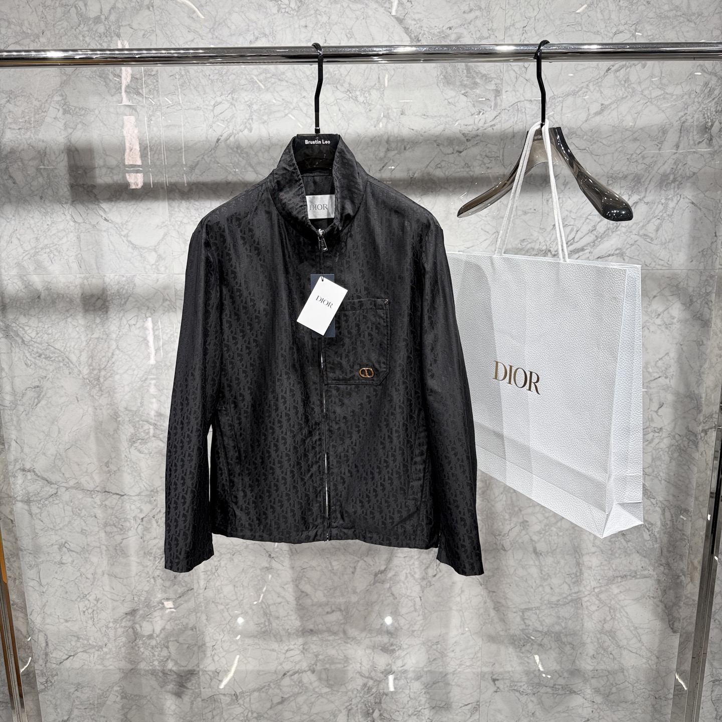 款号225826春夏新品发布，迪奥最新立领夹克出货，面料全部及辅料全部原版开模定制，质感超强，48-56
