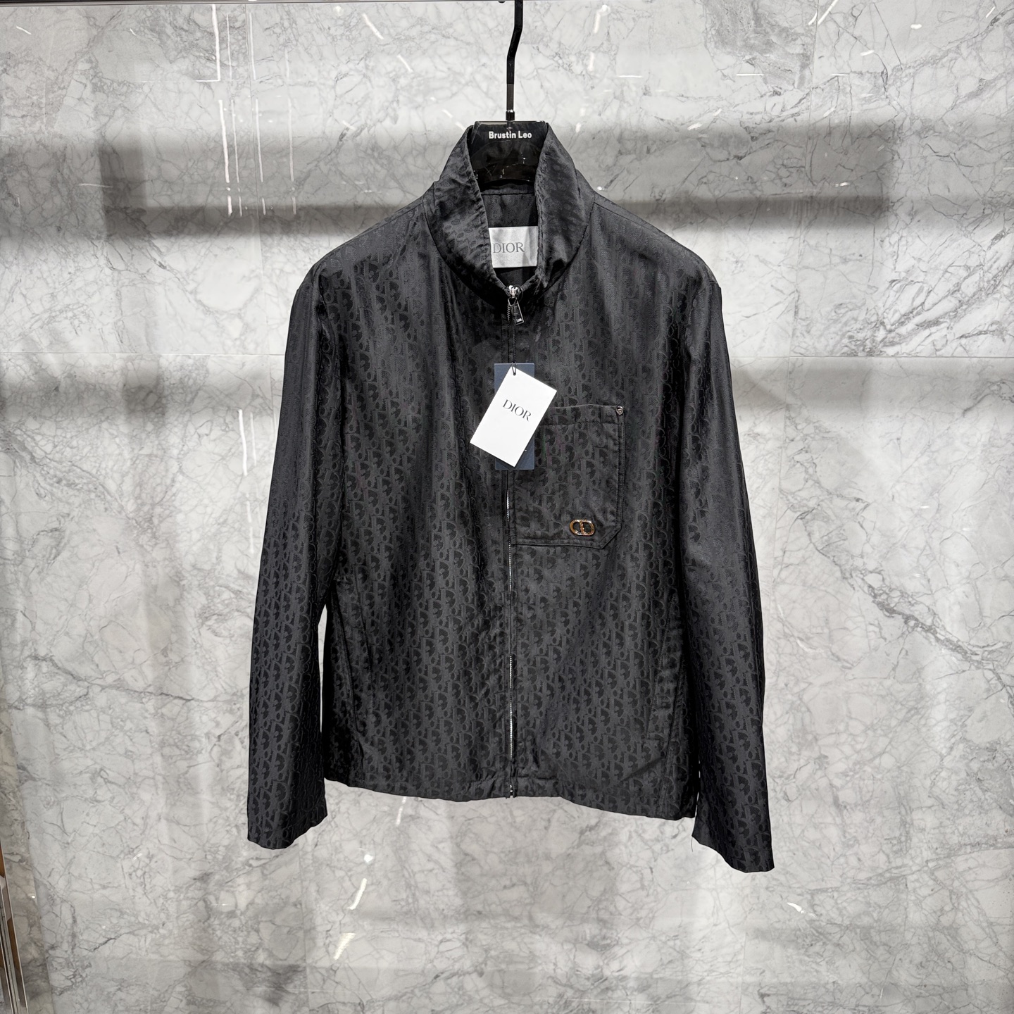 款号225826春夏新品发布，迪奥最新立领夹克出货，面料全部及辅料全部原版开模定制，质感超强，48-56