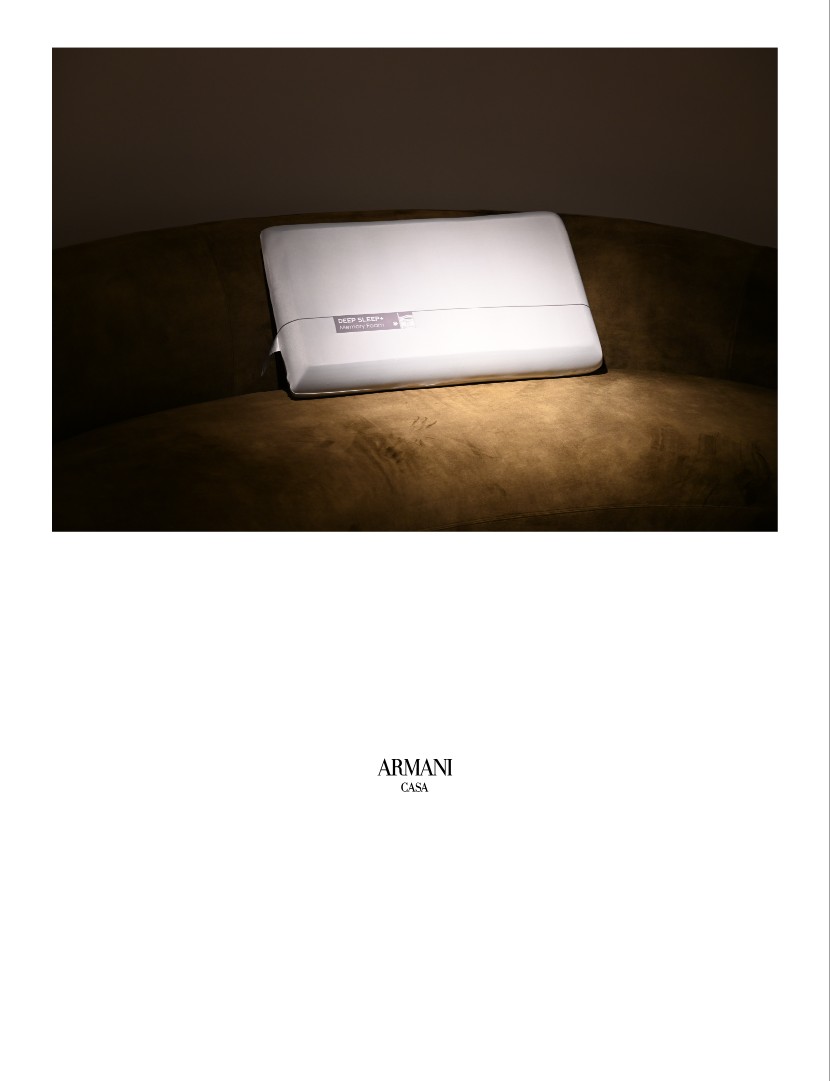 Armani / Casa Dual-Core Memory Foam Sleep Pillow - Comprehensive 6
