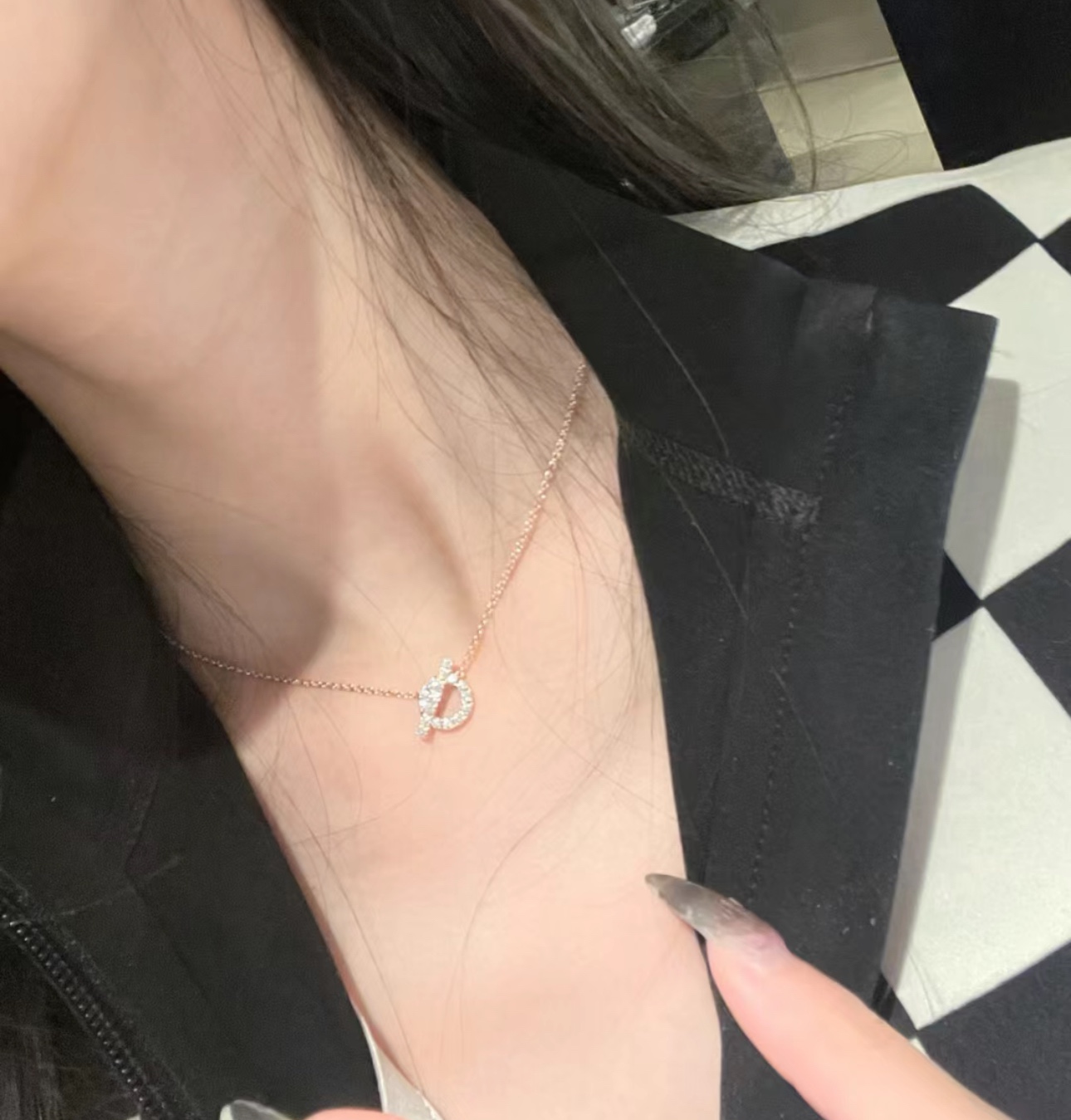 Hermès Finesse Diamond Pendant Necklace - Comprehensive 7
