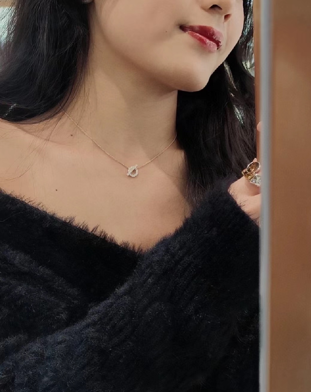 Hermès Finesse Diamond Pendant Necklace - Comprehensive 8