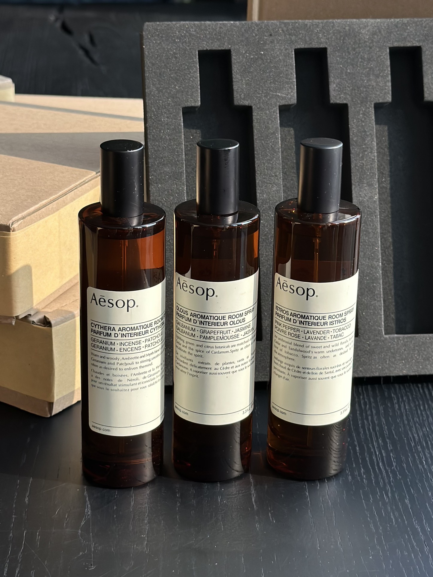 NO:809176,Aesop Spray is an indoor spray that fills people up with emotional value. These three indoor sprays make people feel so worthy of each other!  All three scents available!  !  100mlx3 tube set!  !  !  Smells Cythera, Eraus, Isteros., Car Fragrance. Home Fragrance. Candles19860909伊索喷雾 让人情绪价值拉满的室内喷雾 这三个室内喷雾让人配得感太强了！ 三个香味都有！！100mlx3支套装！！！ 味道塞西拉、俄劳斯、伊斯特洛斯.,车载香薰.居家香氛.蜡烛,accessory