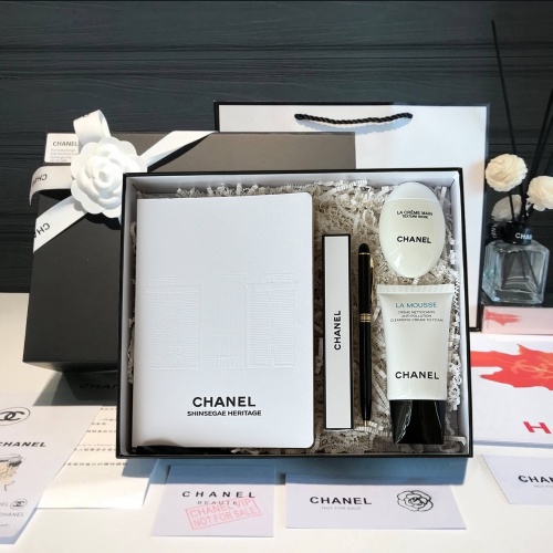 Chanel Limited Edition Gift Set - Includes Pen, Notebook, Hand Cream & Cleanser 1 Chanel Limited Edition Gift Set - Includes Pen, Notebook, Hand Cream & Cleanser