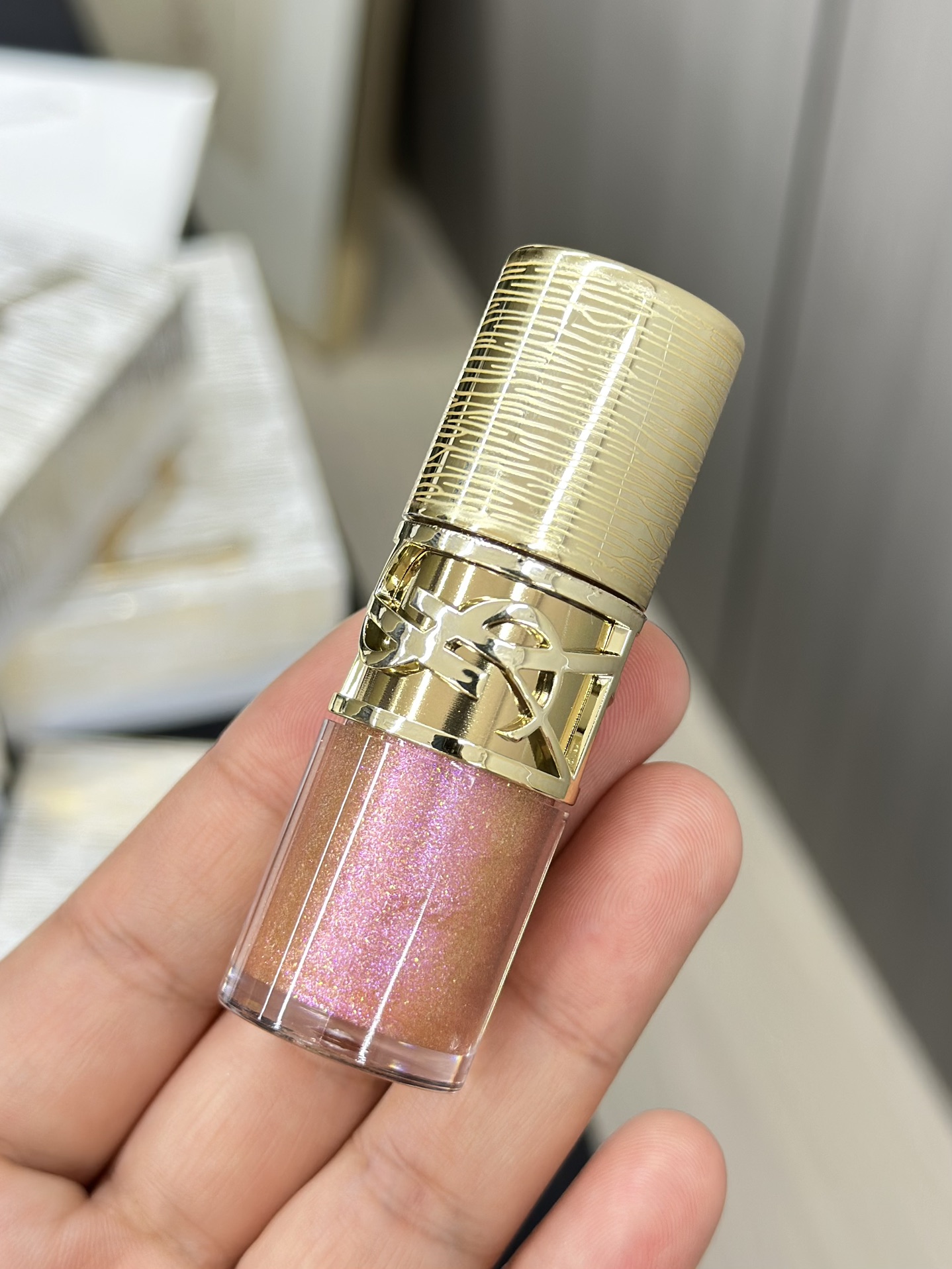 圣罗兰 Saint Laurent 高定典藏名品高定奢养美妆护肤品口红粉底 #F80B84B4 2