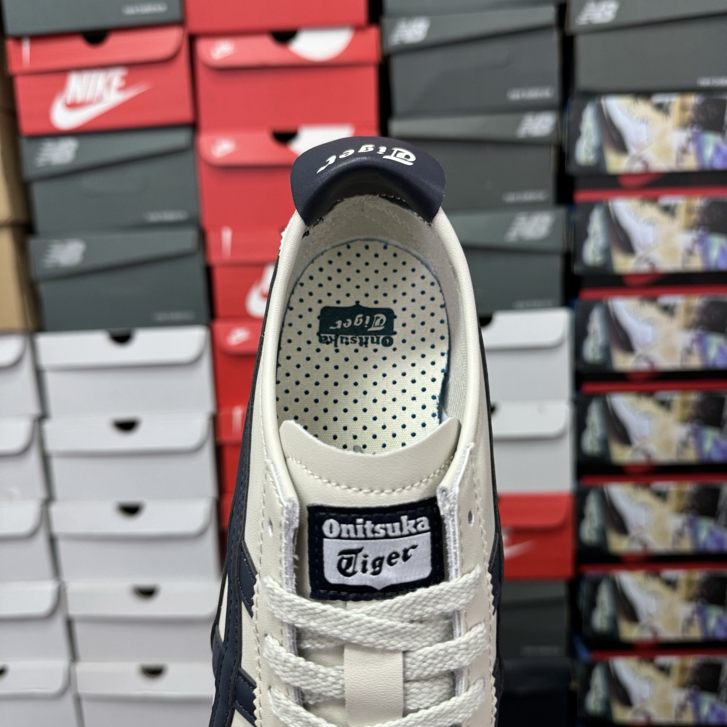 Asics Onitsuka Tiger MEXICO 66 藏青色 亚瑟士鬼冢虎复古经典板鞋 市场最