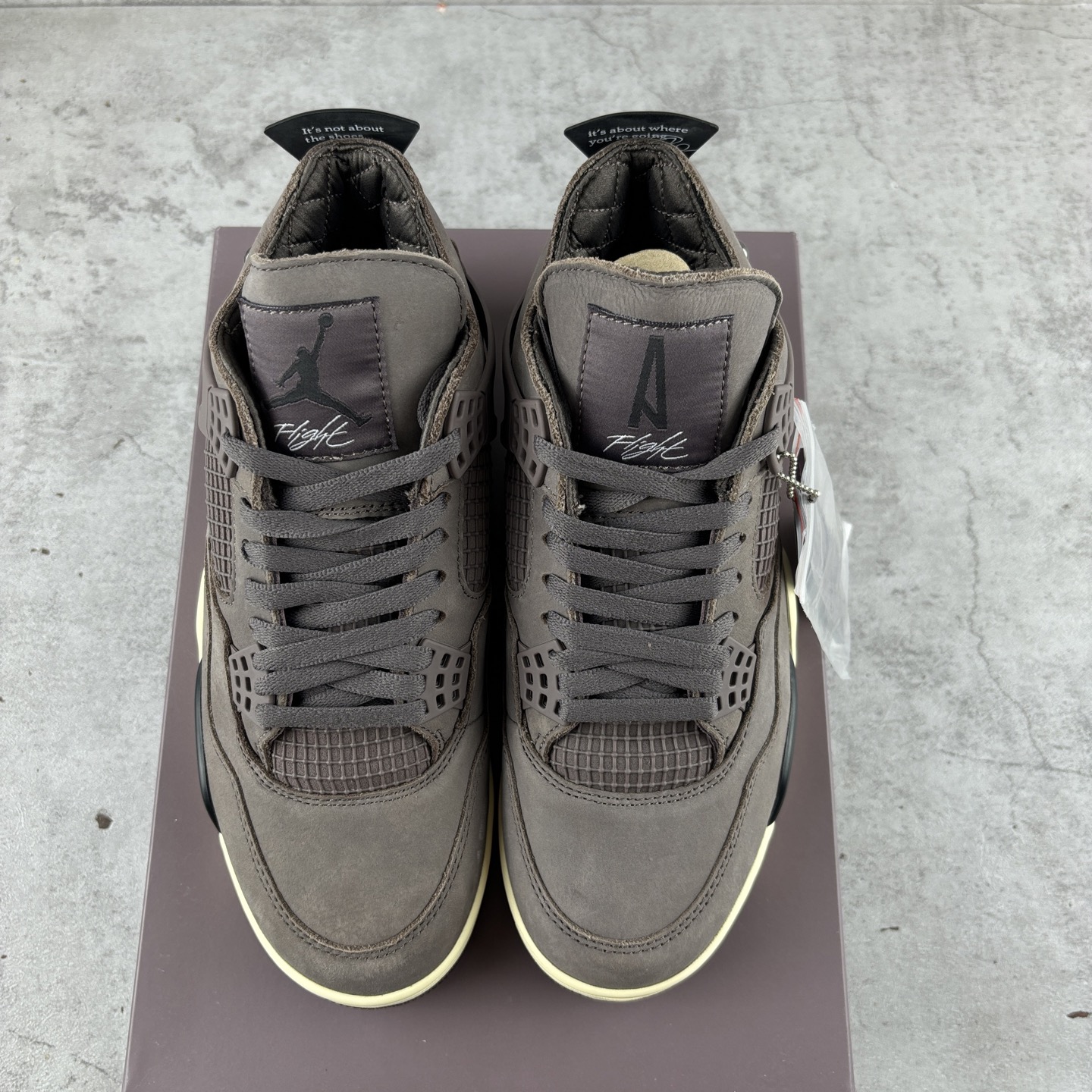  特价 A Ma Maniére x Air Jordan 4 Violet Ore AJ4 乔4联名款