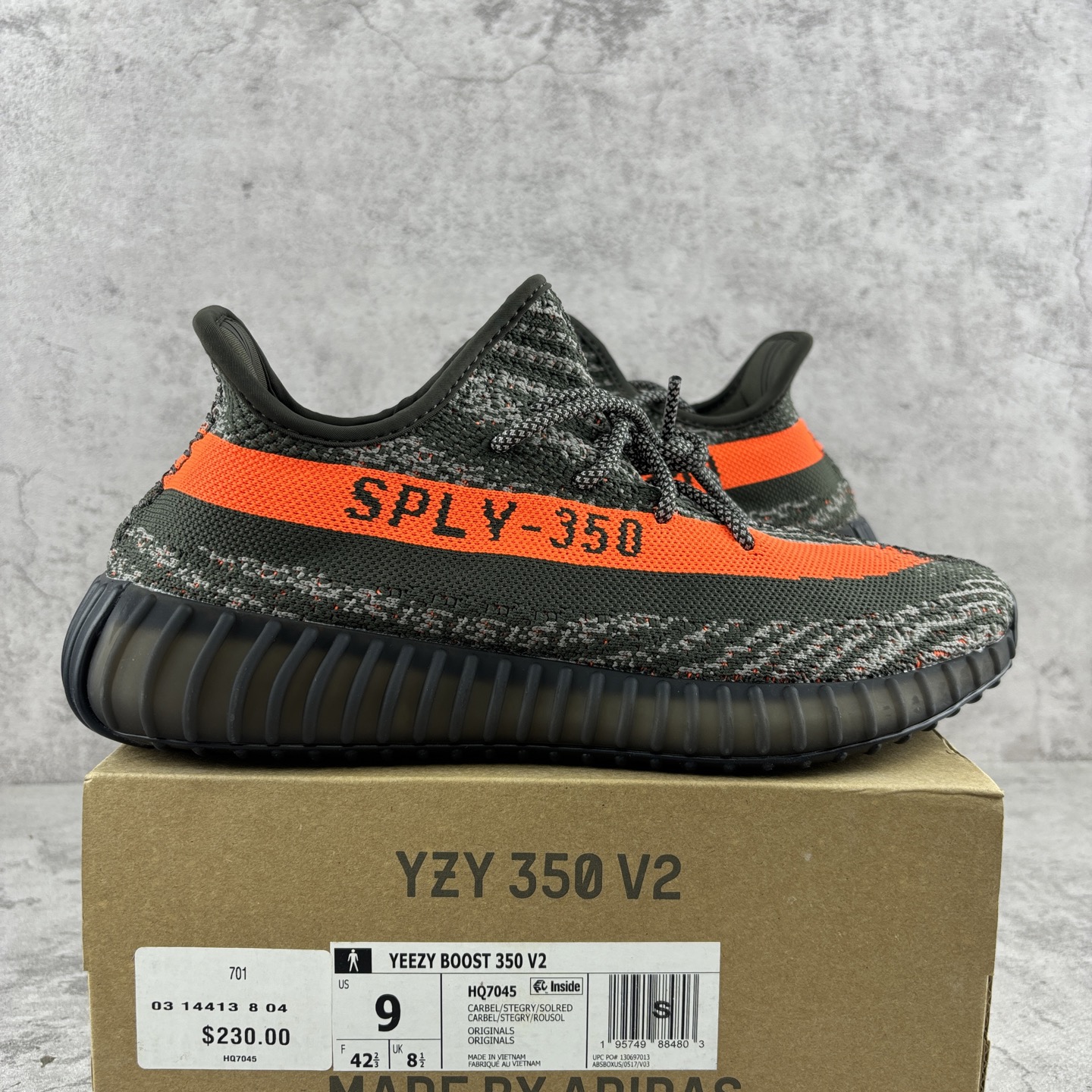  特价 Ad Yeezy Boost 350 V2 Carbon Beluga HQ7045 阿迪达斯椰