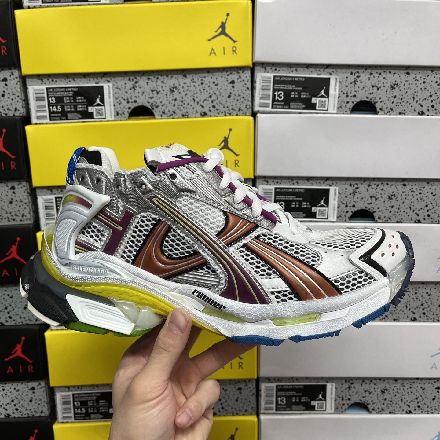   Balenciaga Runner Kith Four.Color 巴黎世家7.0 最新配色潮流复古