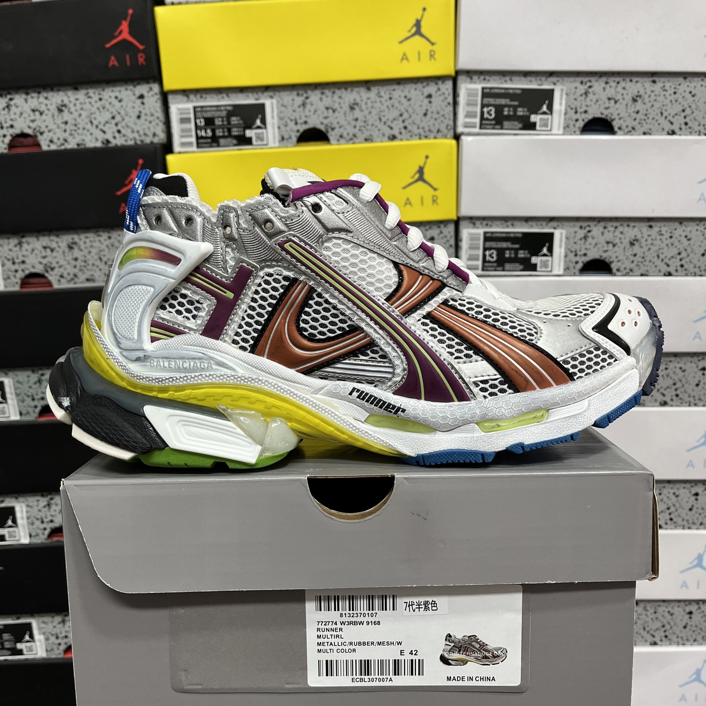   Balenciaga Runner Kith Four.Color 巴黎世家7.0 最新配色潮流复古