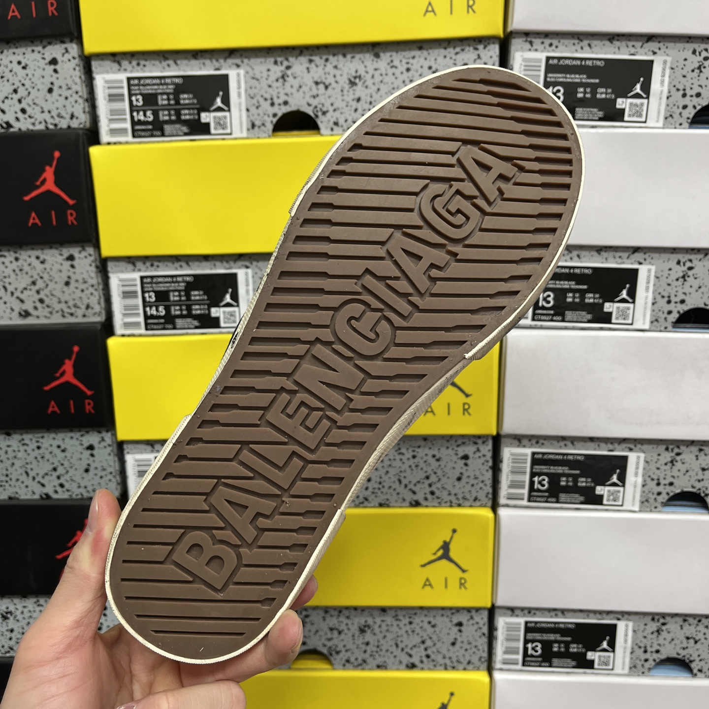  顶级天花板级别 巴黎世家破洞做旧布鞋 半托 牛仔，Balenciaga 巴黎世家 Paris 破洞洗旧
