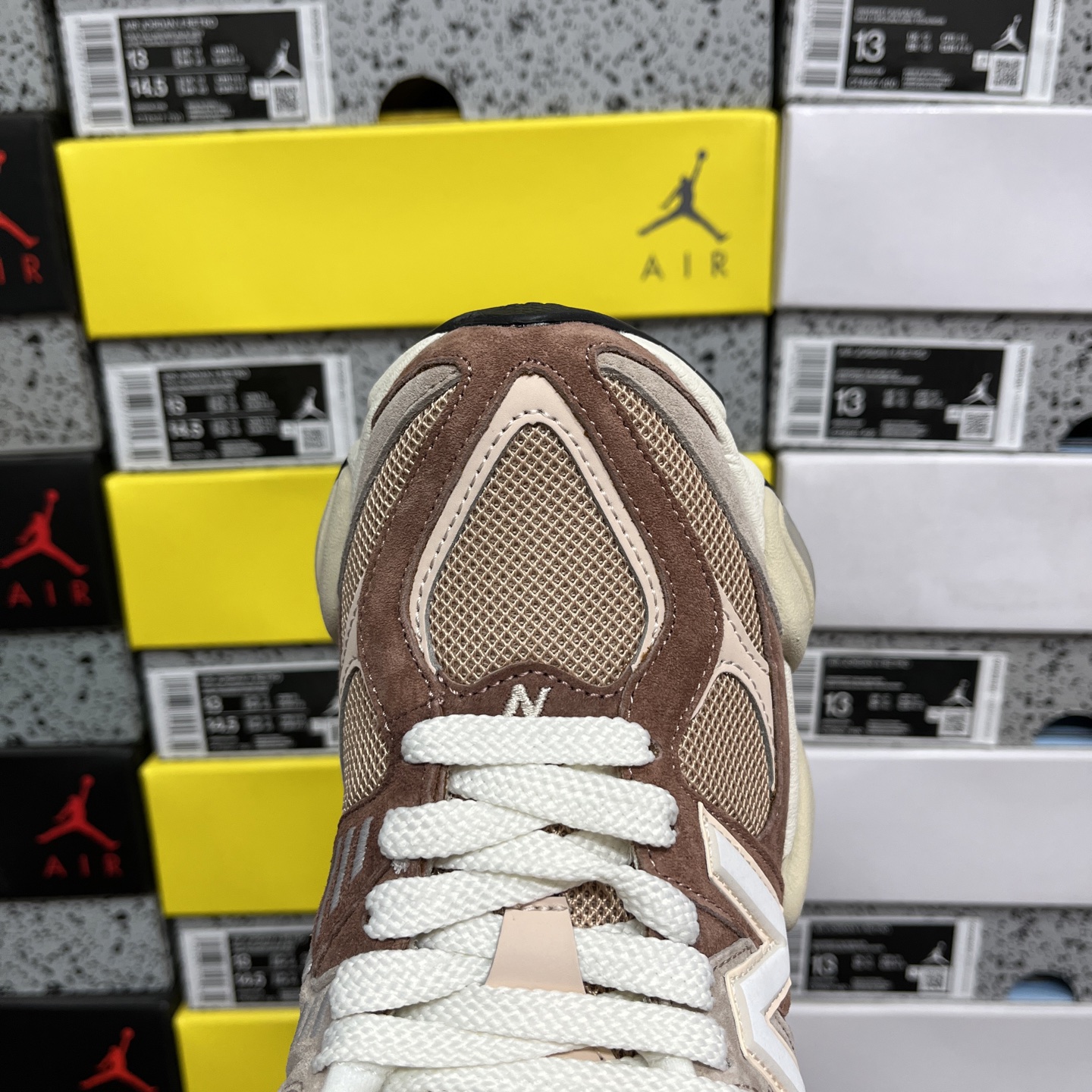  纯原 New Balance NB9060 红豆色 联名款 复古休闲运动慢跑鞋 U9060EEH

全