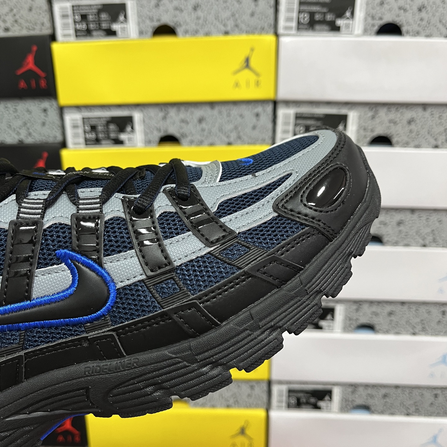  CS版 Nike P-6000 黑蓝灰 Premium系列低帮复古老爹风休闲运动舒适慢跑鞋 IF619