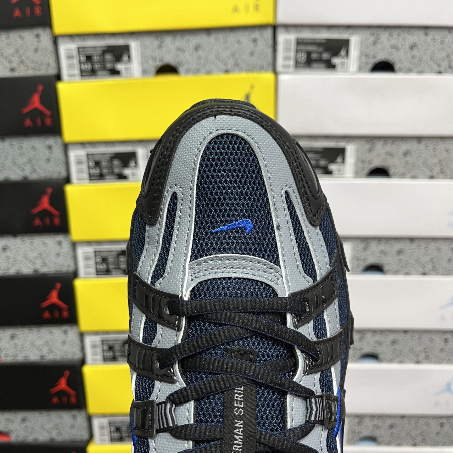  CS版 Nike P-6000 黑蓝灰 Premium系列低帮复古老爹风休闲运动舒适慢跑鞋 IF619