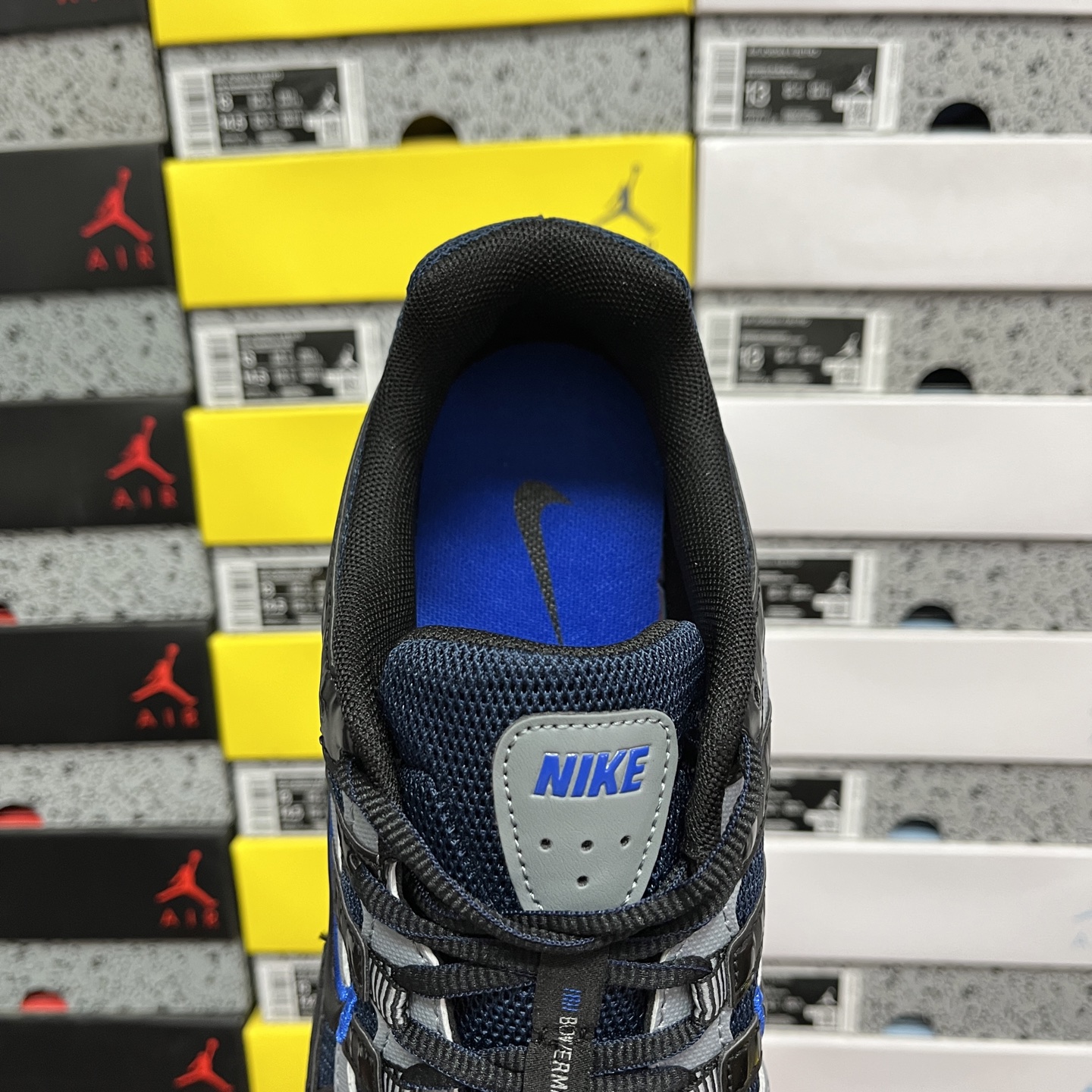  CS版 Nike P-6000 黑蓝灰 Premium系列低帮复古老爹风休闲运动舒适慢跑鞋 IF619