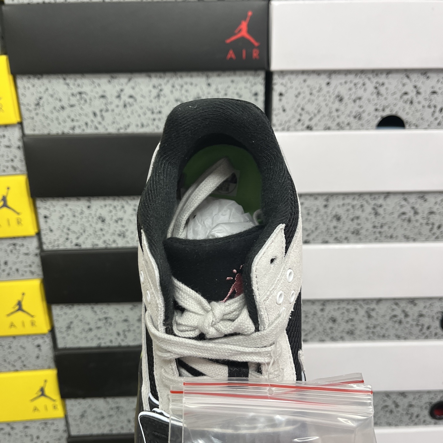 纯原 Travis Scott x Jordan AJ Cut The Check 荧光绿 TS倒钩联名