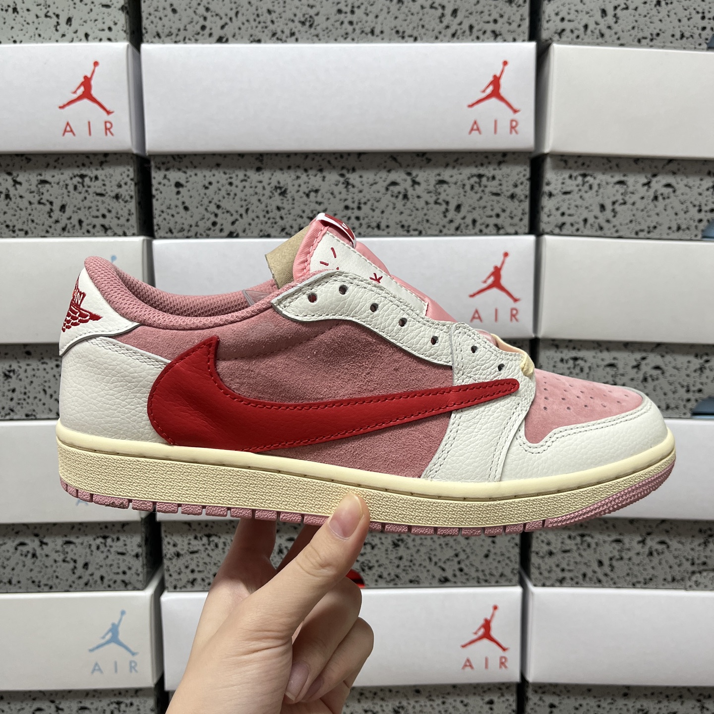 原厂F版 纯原 Travis Scott x Air Jordan AJ1 Low OG SP TS联名