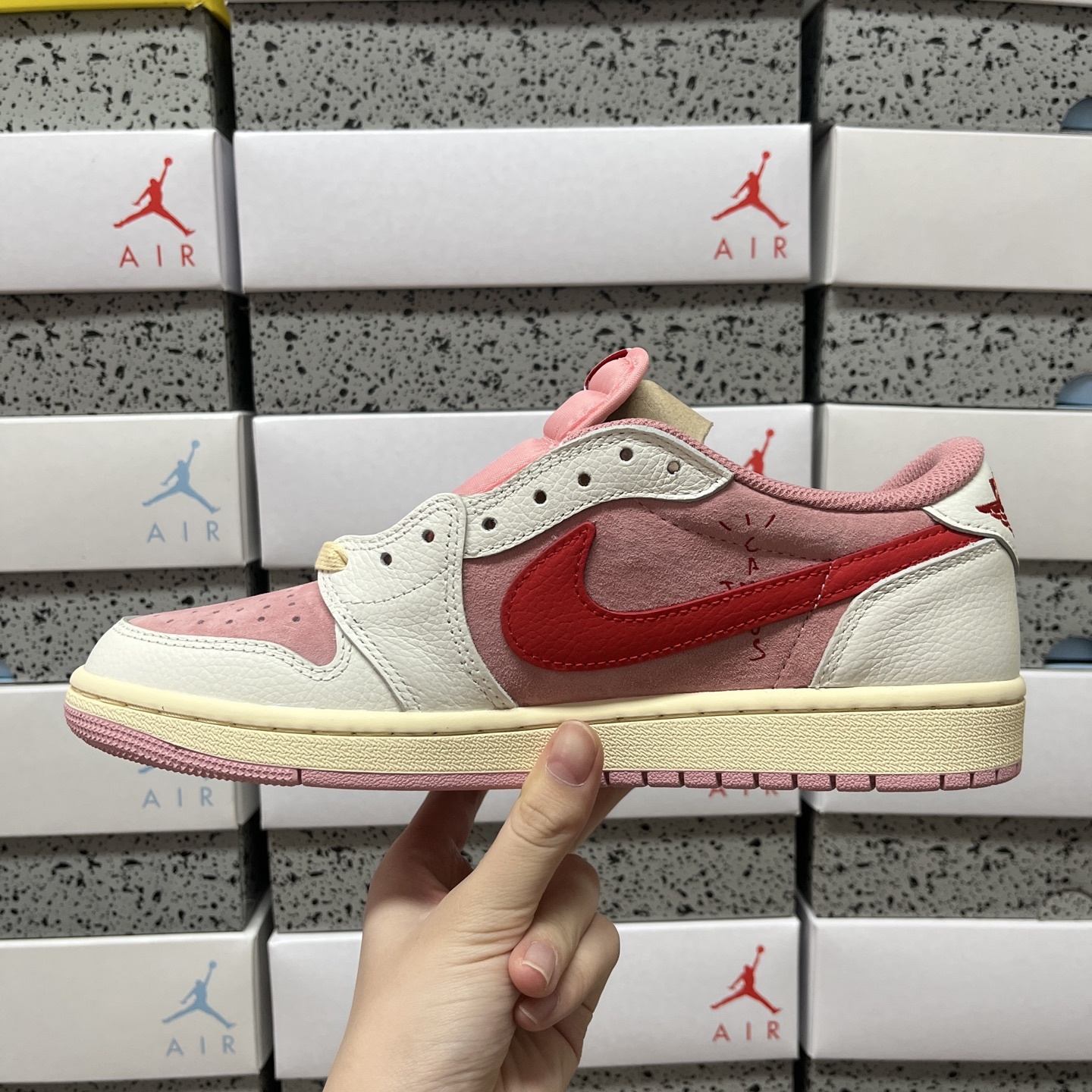 原厂F版 纯原 Travis Scott x Air Jordan AJ1 Low OG SP TS联名