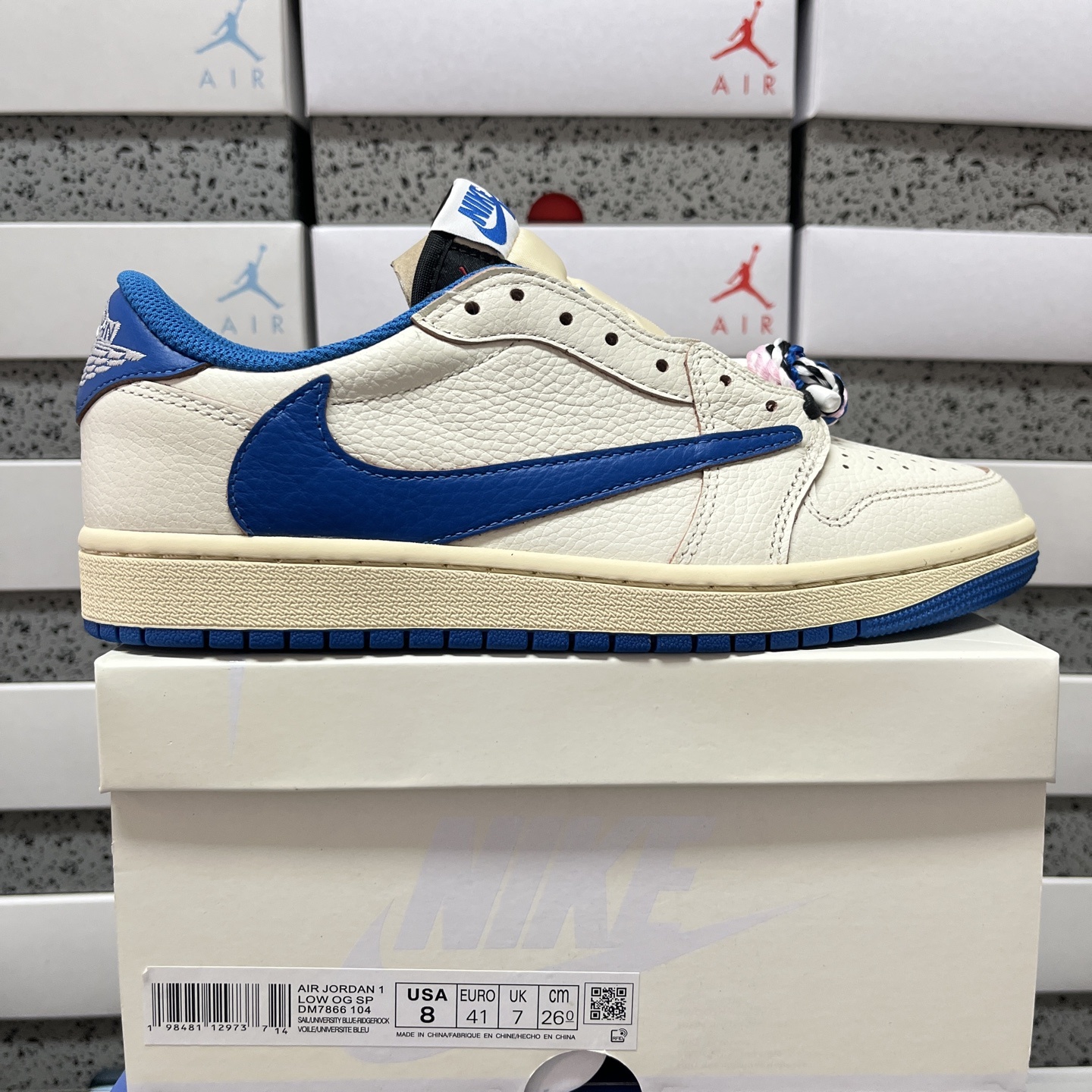 原厂F纯原 Travis Scott x Air Jordan AJ1 Low OG SP TS联名倒钩
