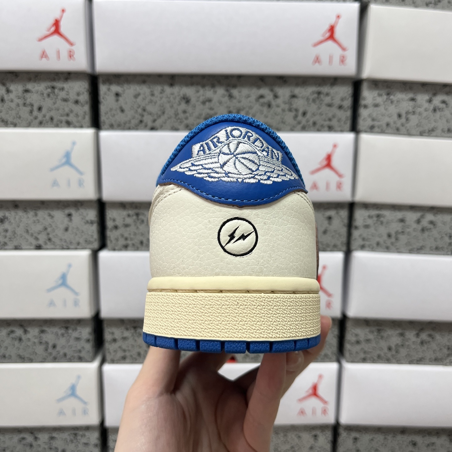 原厂F纯原 Travis Scott x Air Jordan AJ1 Low OG SP TS联名倒钩