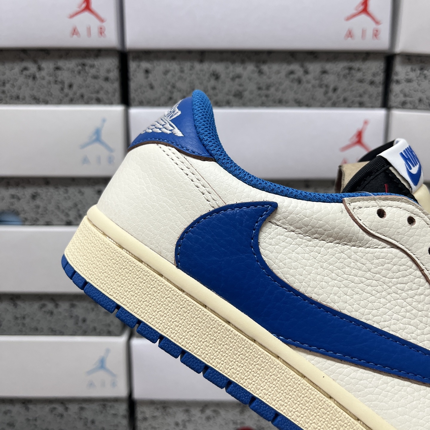 原厂F纯原 Travis Scott x Air Jordan AJ1 Low OG SP TS联名倒钩