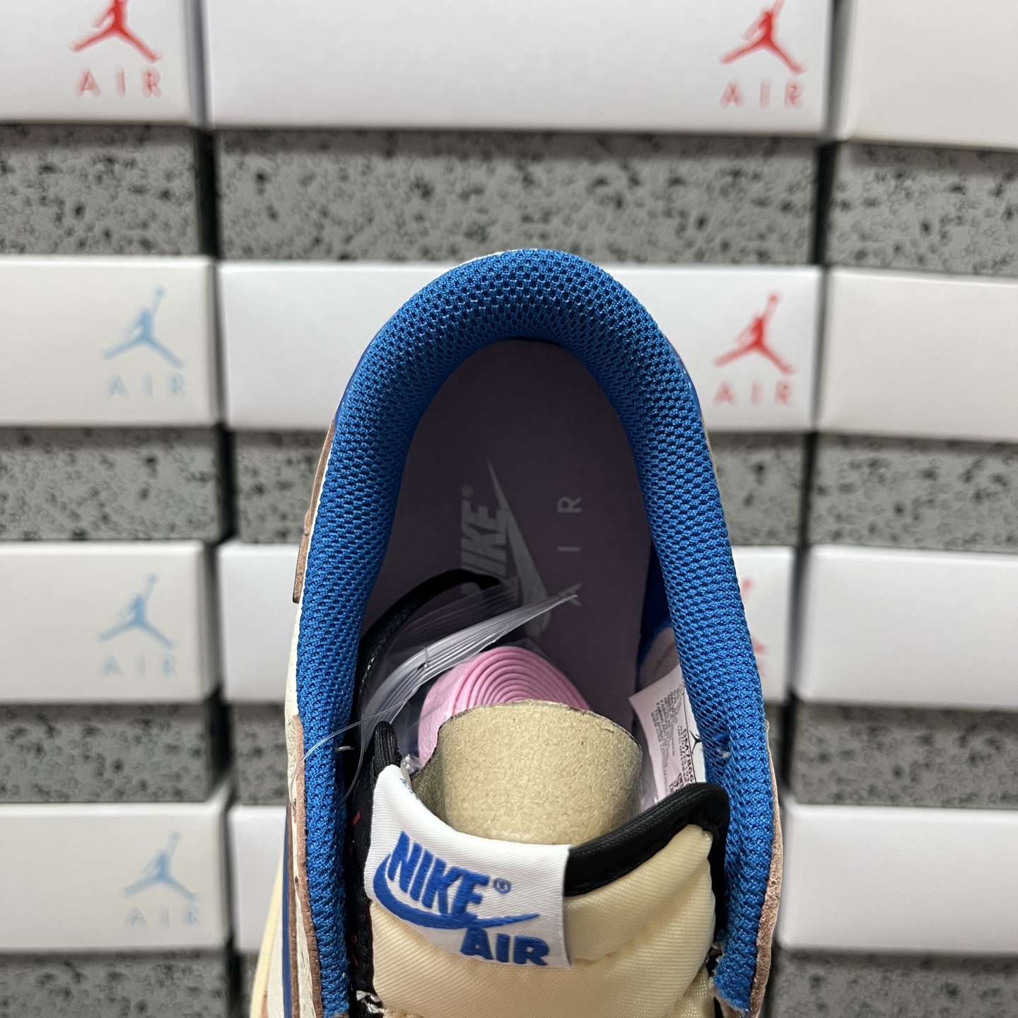 原厂F纯原 Travis Scott x Air Jordan AJ1 Low OG SP TS联名倒钩