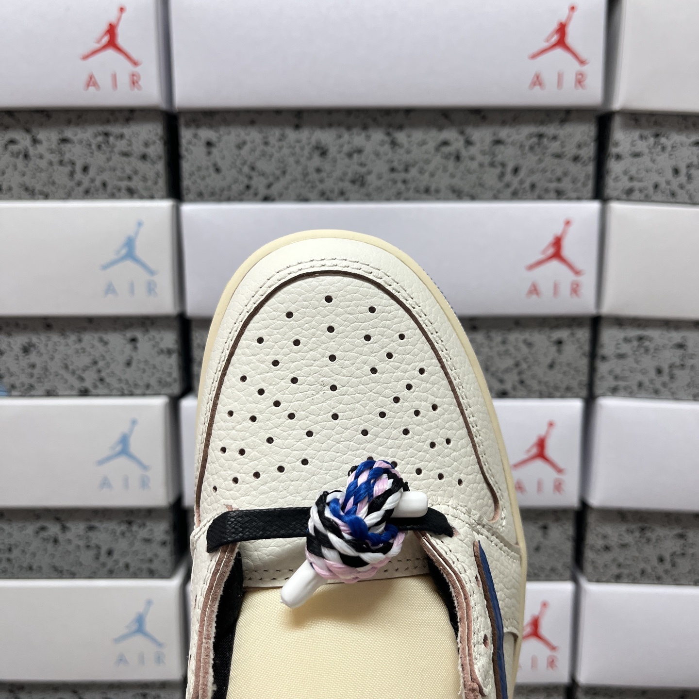 原厂F纯原 Travis Scott x Air Jordan AJ1 Low OG SP TS联名倒钩