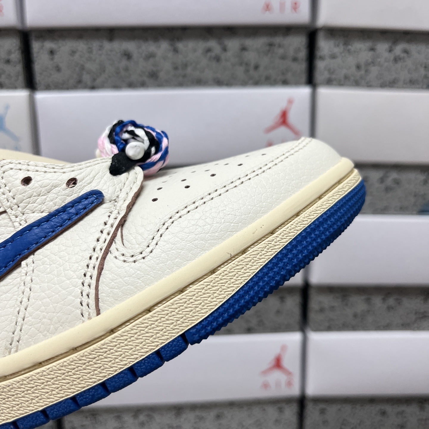 原厂F纯原 Travis Scott x Air Jordan AJ1 Low OG SP TS联名倒钩