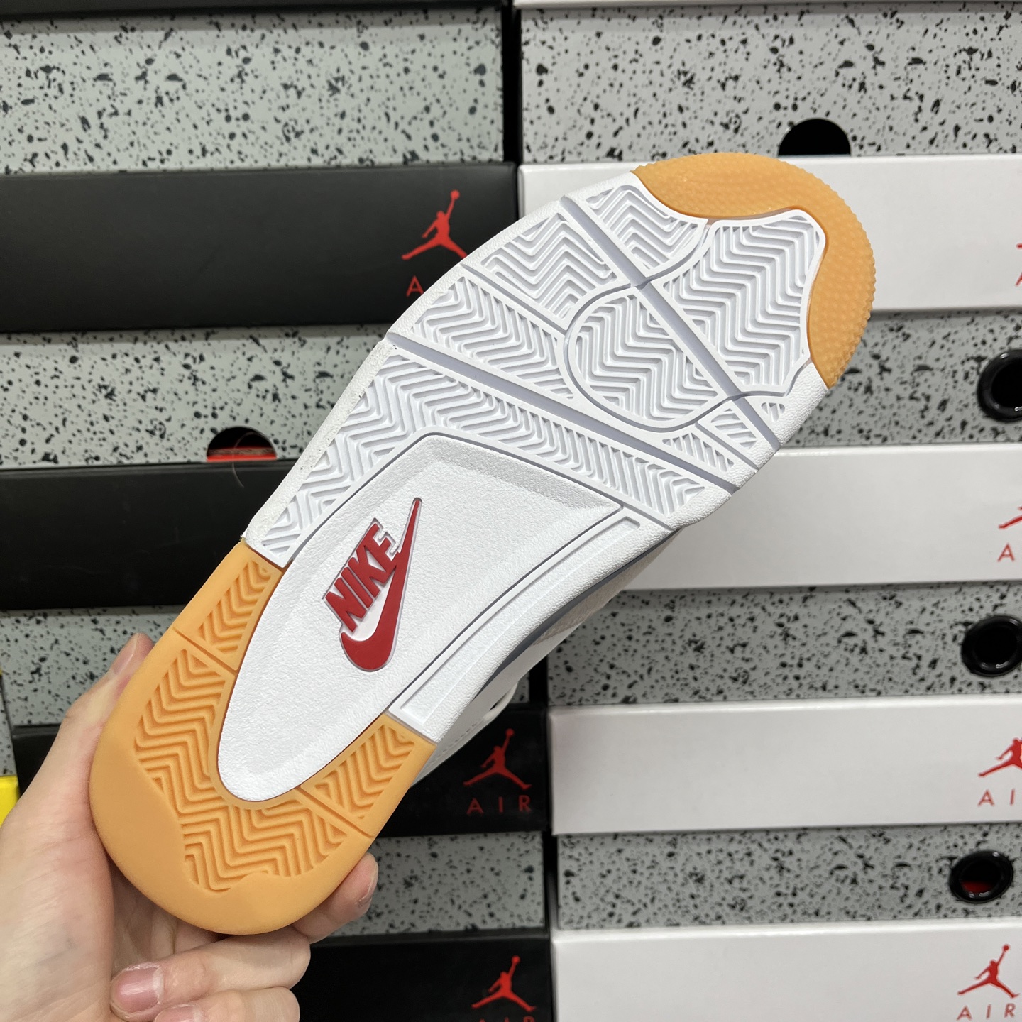 R1版 NK SB x Air Jordan AJ4 联名海军蓝 白蓝 DR5415-100 耗时半年巨