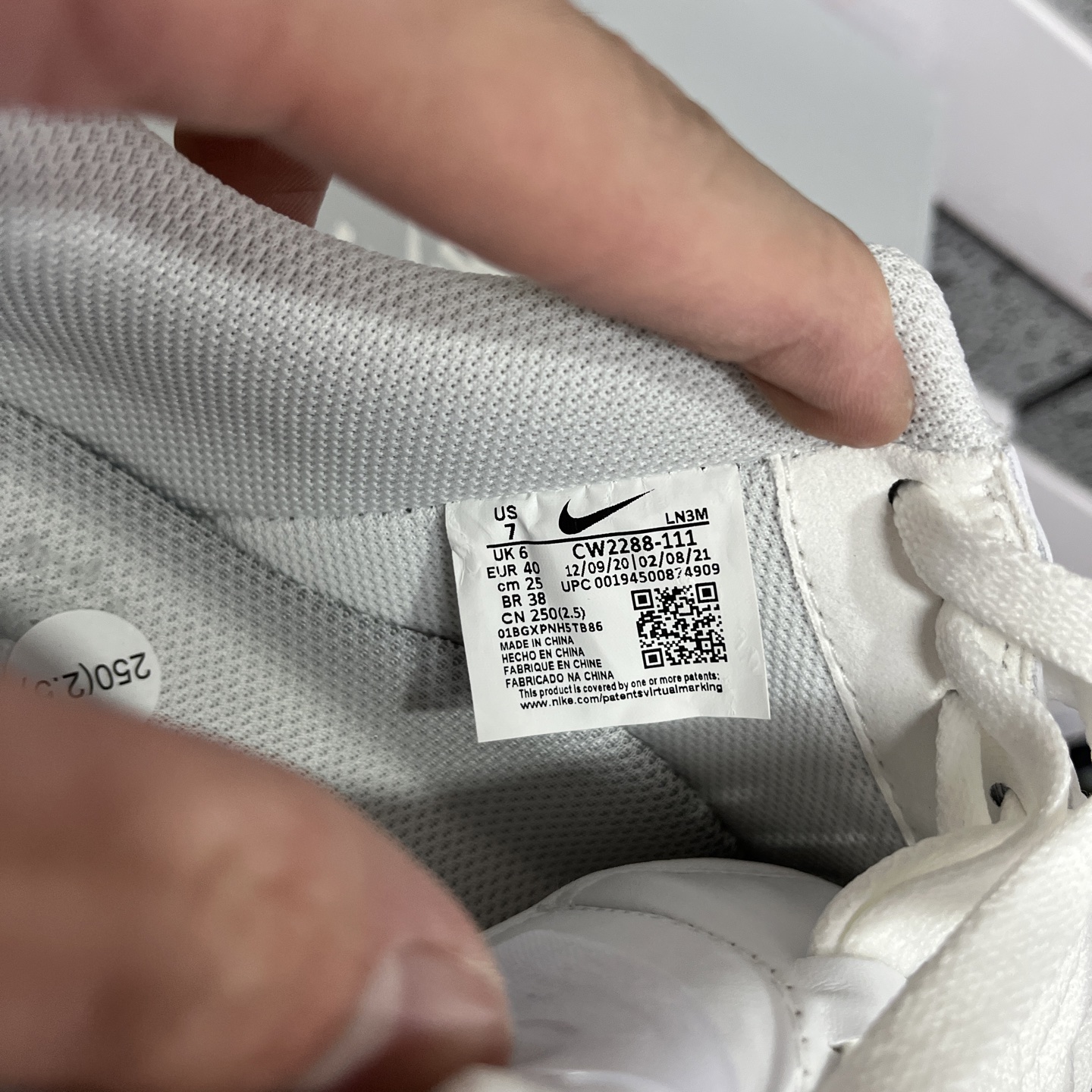 NK Air Force 1 Low ‘07 空军一号纯白低帮经典板鞋CW2288-111 圈内最强白低