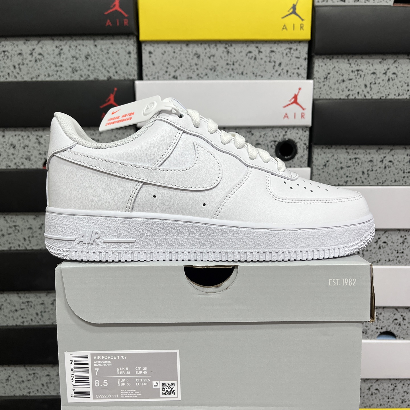 NK Air Force 1 Low ‘07 空军一号纯白低帮经典板鞋CW2288-111 圈内最强白低