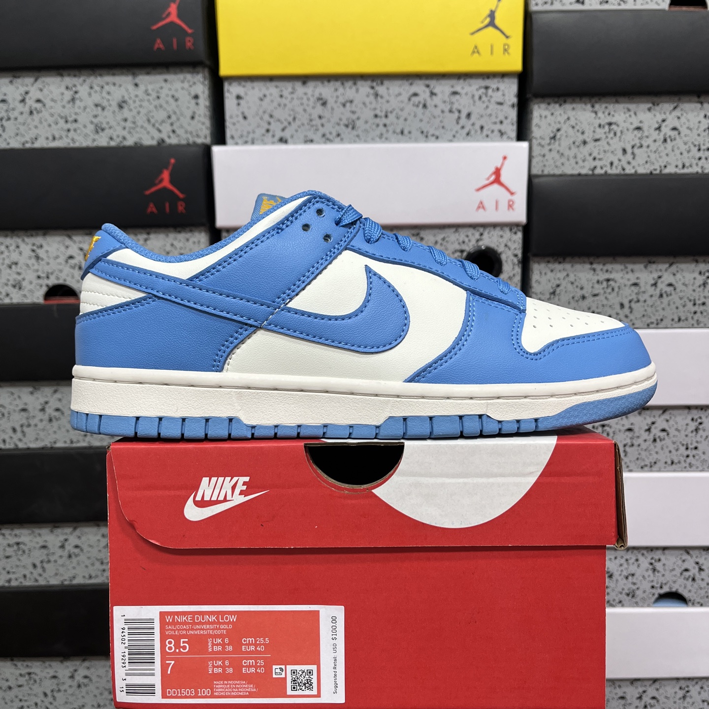 纯原 dunk北卡蓝 毫无疑问市场中端王者 实力大厂出品 新配色陆续开发 利润个位数只为口碑 全套原纸板