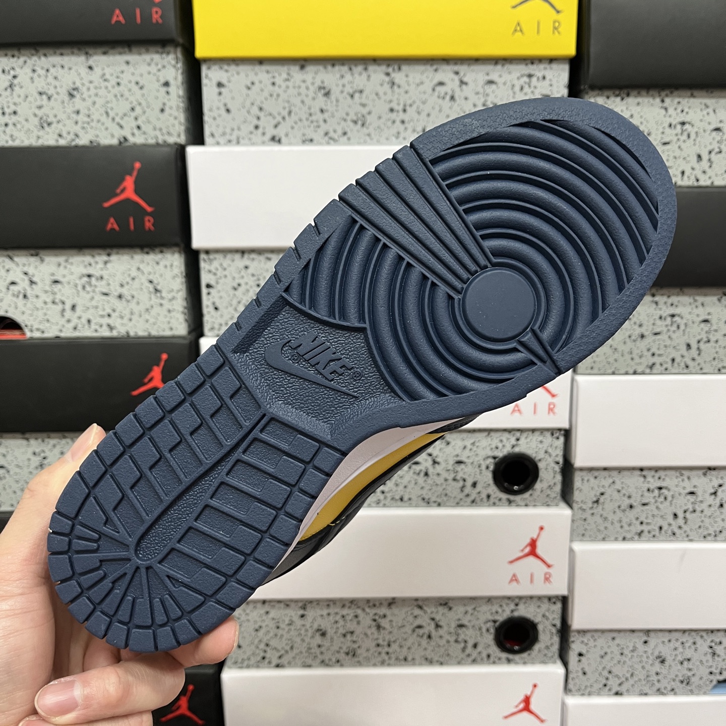 版纯原，NK Dunk Low 密歇根蓝黄 全套原楦原模倾力打造完美版型 独家原厂航空铝磨具打磨大底 鞋